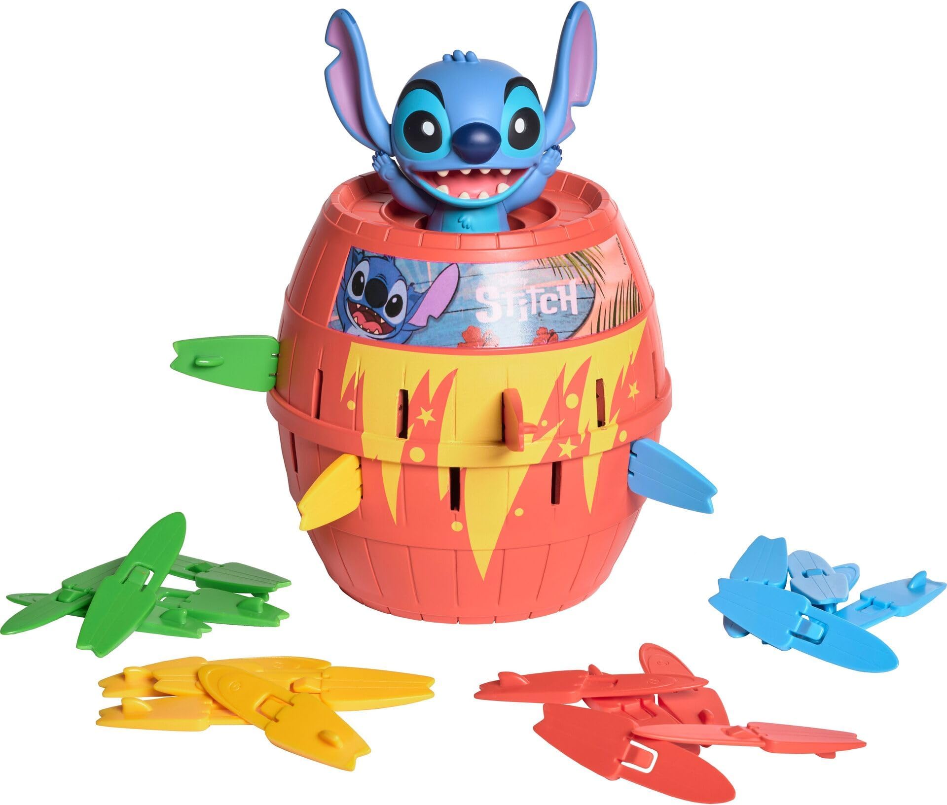 TOMY Disney Pop Up Stitch Action Board Game | Ages 4+ | Up to 4 Players 1