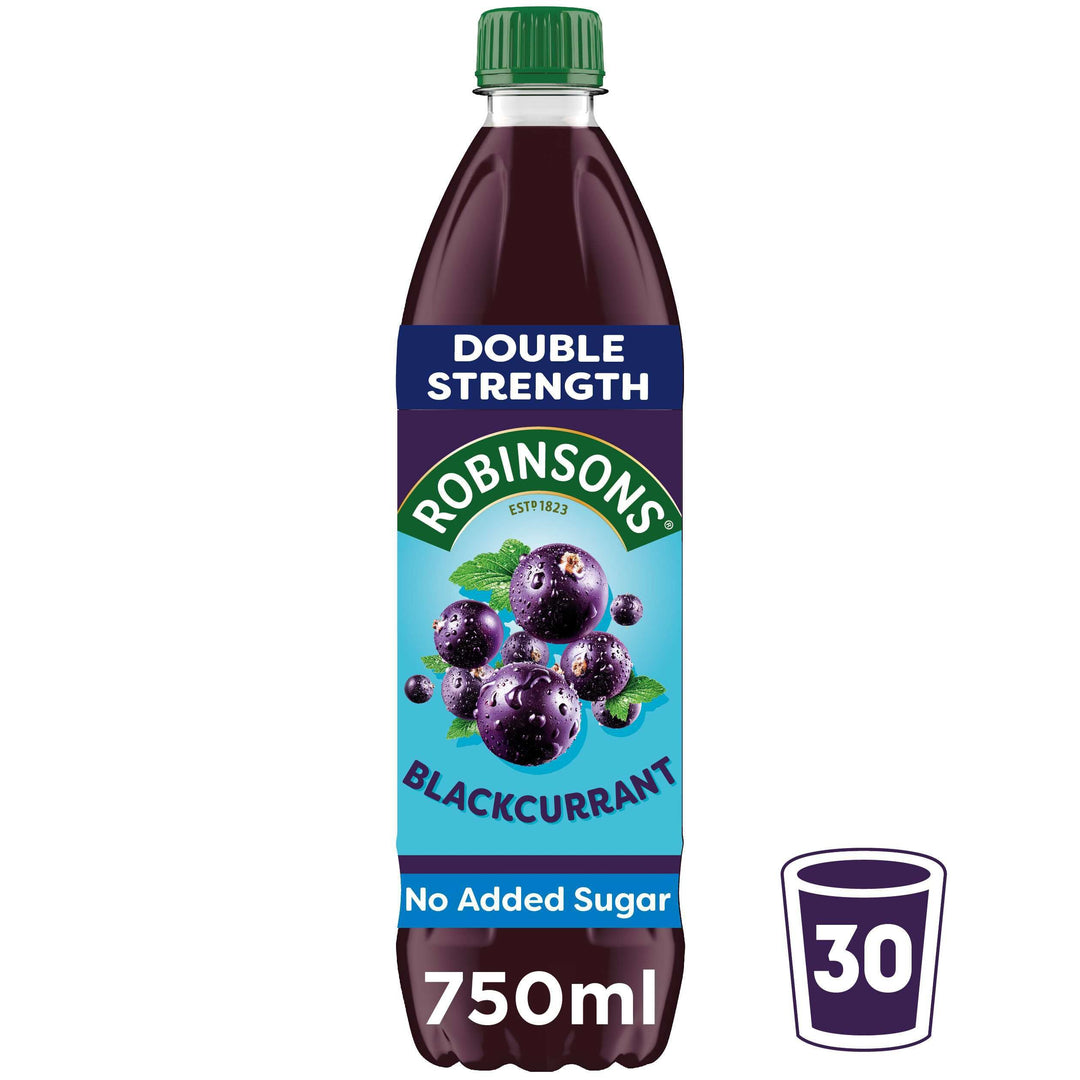 Robinsons Fruit Squash - Low Calorie - Blackcurrant - Double Strength Concentrate 750ml