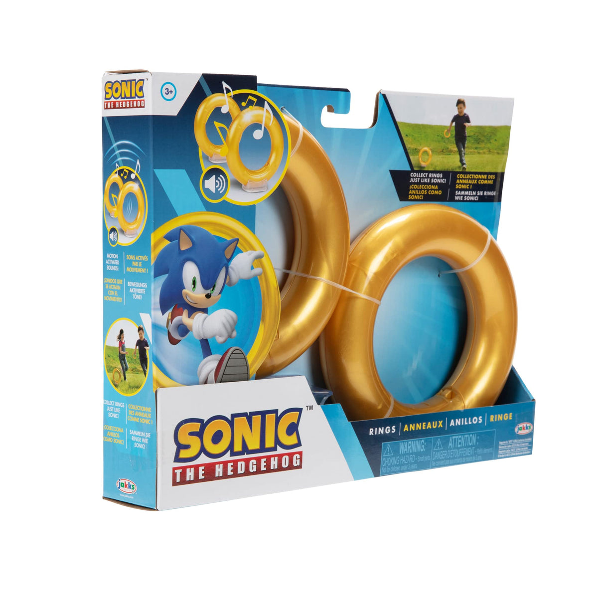 Jakks Pacific Sonic the Hedgehog Sonic-Ringe mit Soundeffekten | Rollenspielzeug | Ab 3 Jahren 6