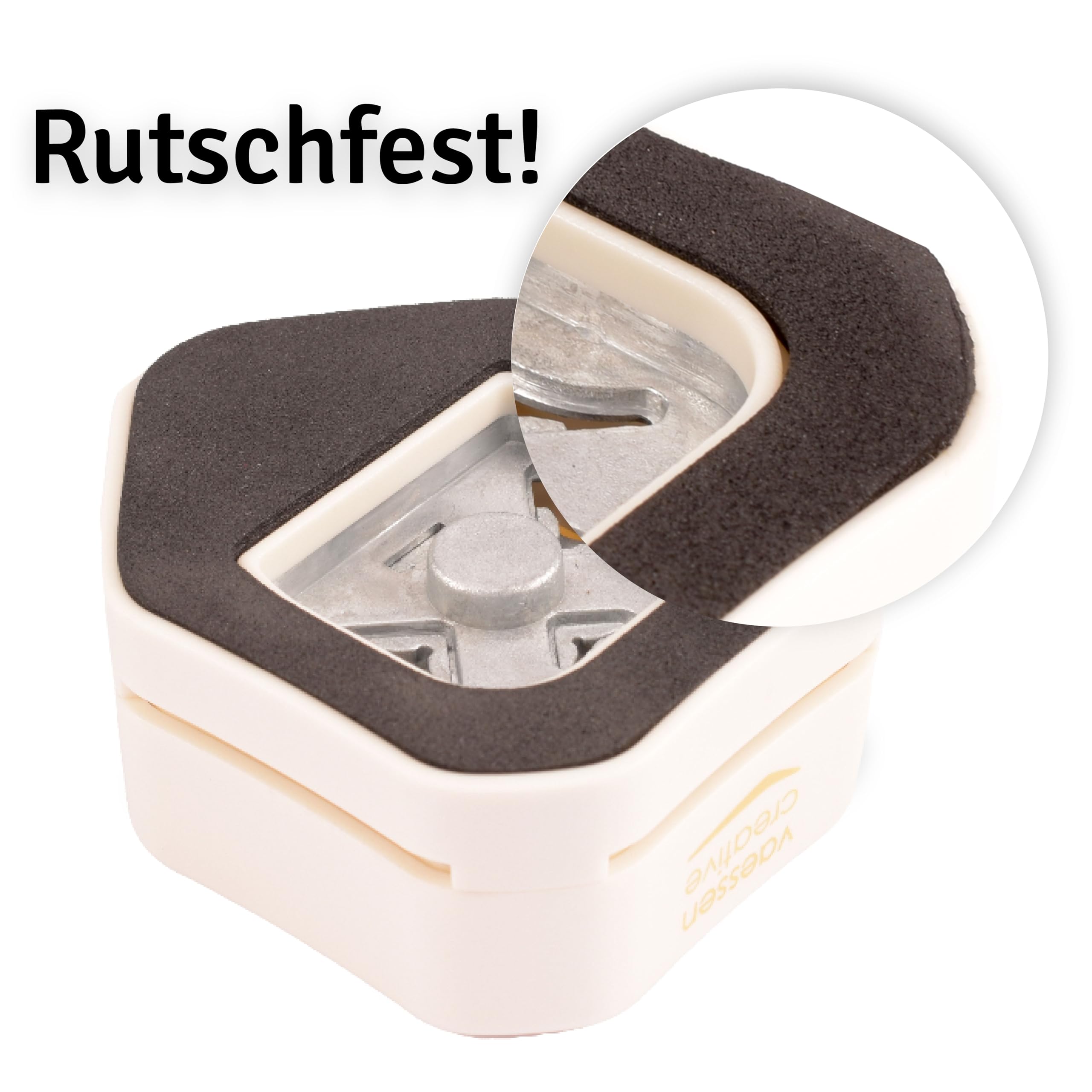 Vaessen Creative Corner Rounder Punch - 3 Sizes (4, 7, 10mm) for Papercraft & Scrapbooking | White 5
