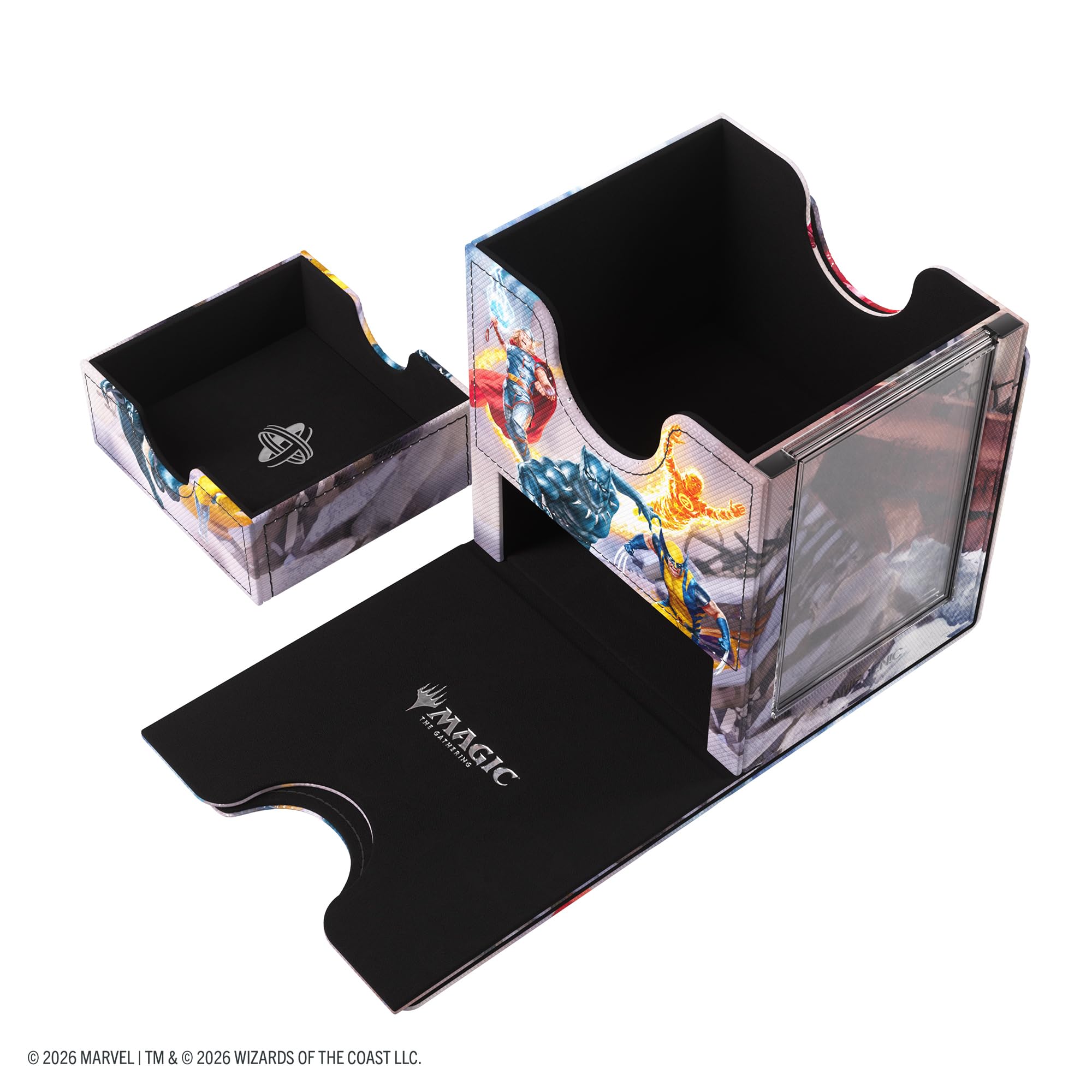 Gamegenic Sidekick PRO 100+ XL Deck Box - Holds 100+ Double-Sleeved Cards | Hidden Drawer | Slide Card Display 4