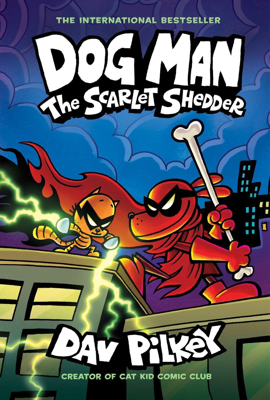 Scholastic Dog Man 12: The Scarlet Shedder Paperback | Full Colour | Ages 7-10