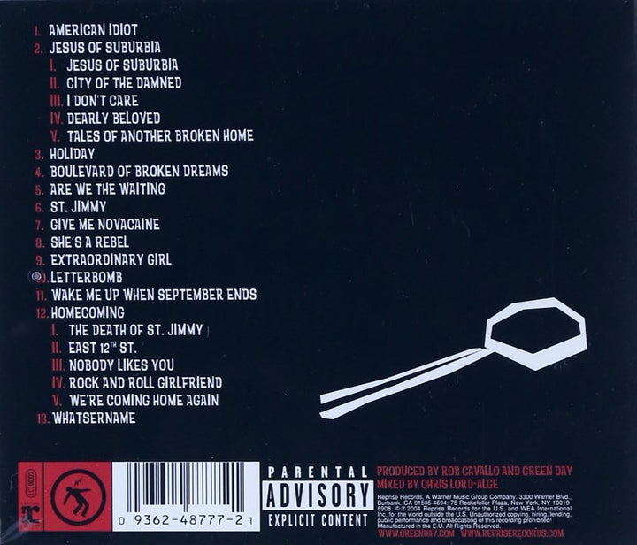 Green Day - American Idiot Audio CD