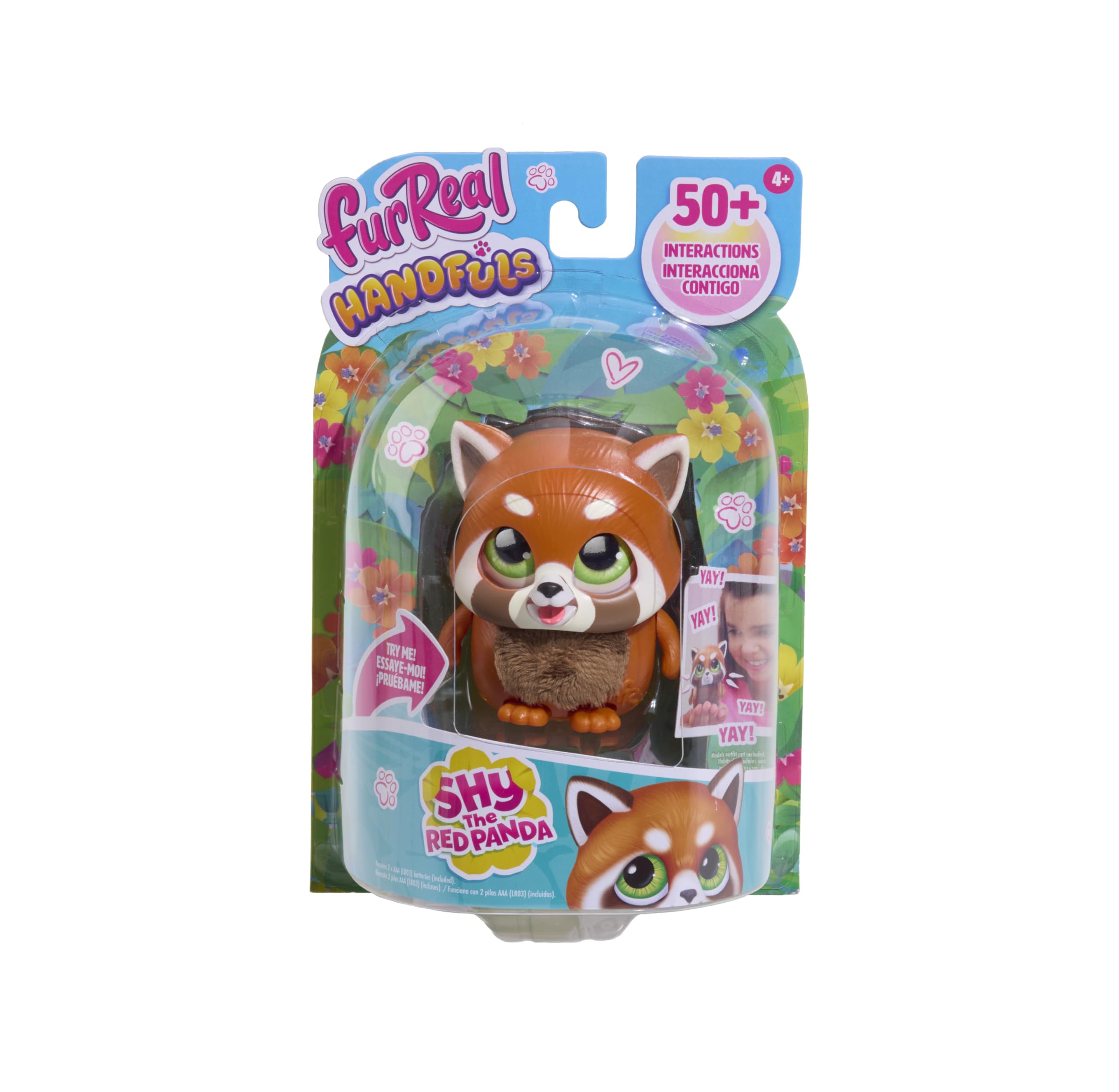 Just Play furReal Handfuls Shy the Red Panda Interactive Plush Toy 1