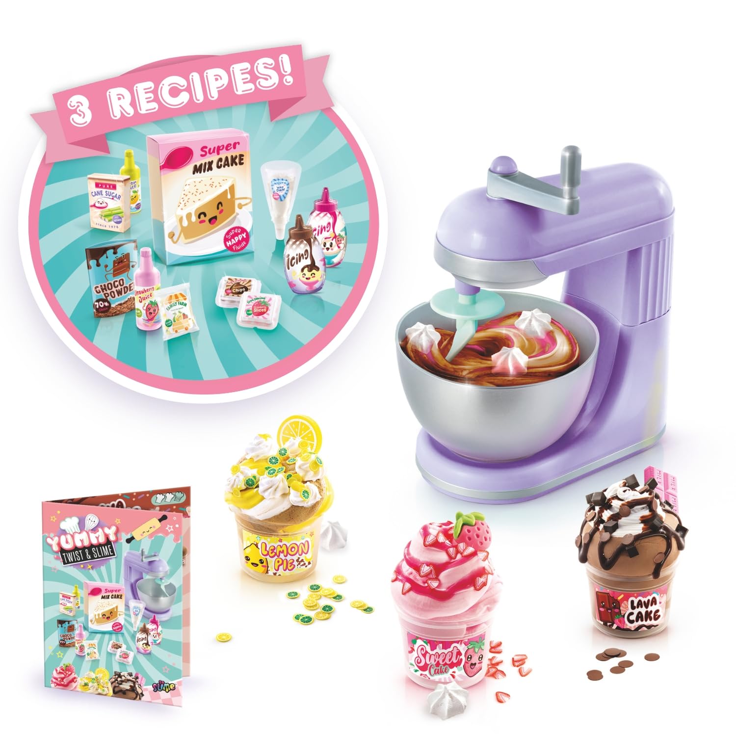 So Slime Yummy Twist & Slime - Real Spinning Mixer Playset for Kids 6+ 12