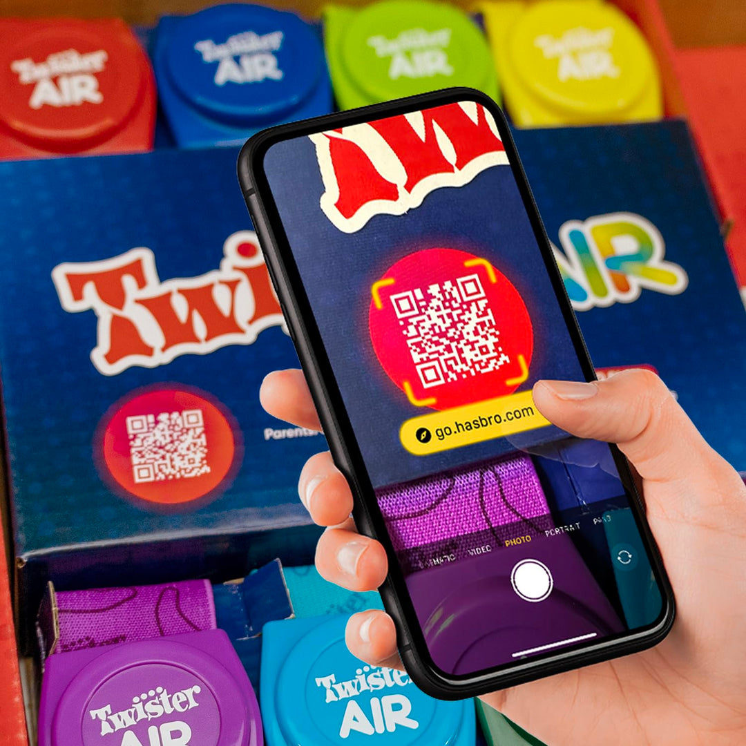 Hasbro Gaming Twister Air Augmented Reality Party Game for Ages 8+