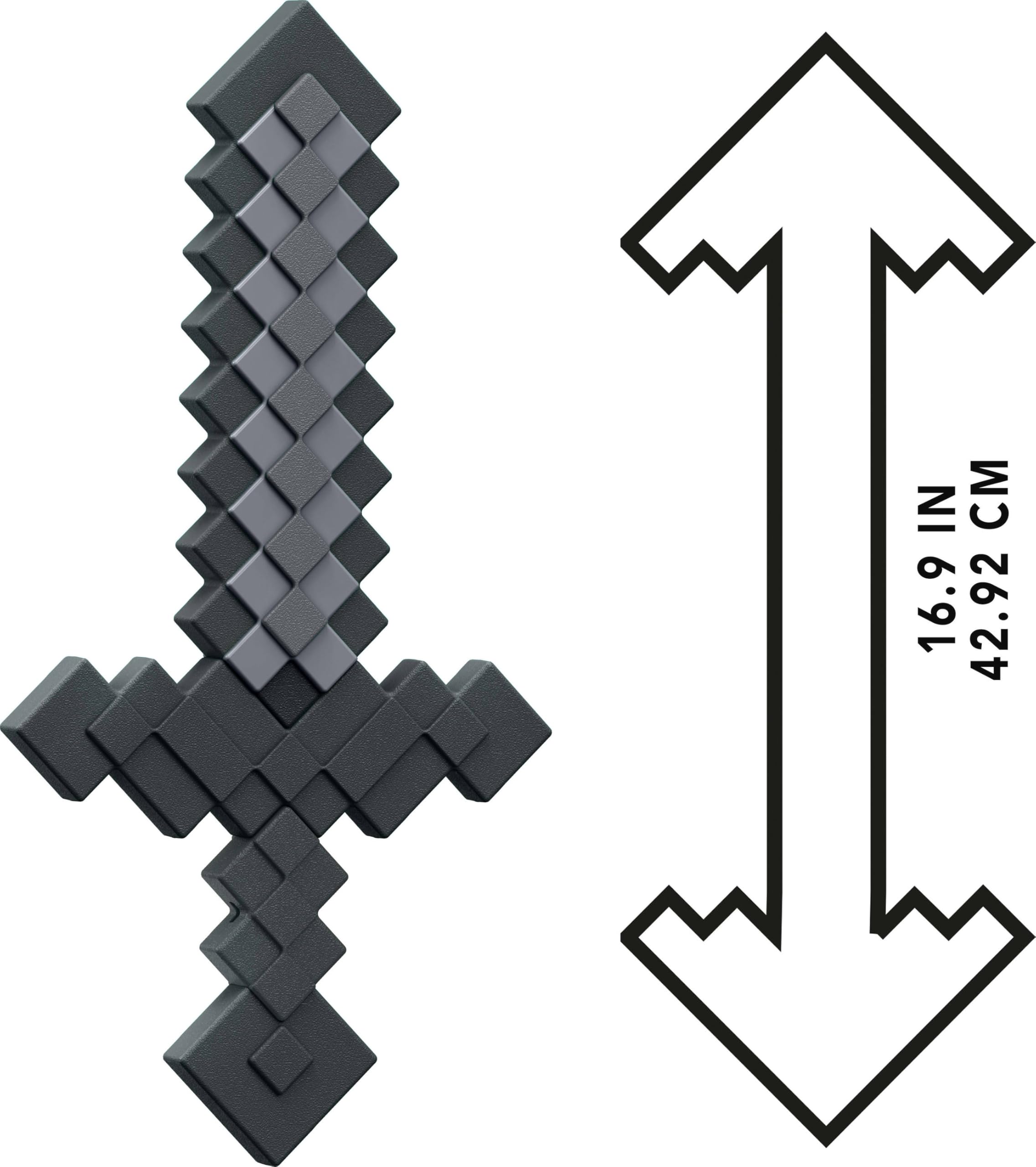 Minecraft Role-Play Battle Toy Accessory - Pixelated Design for Kids 6+ 3