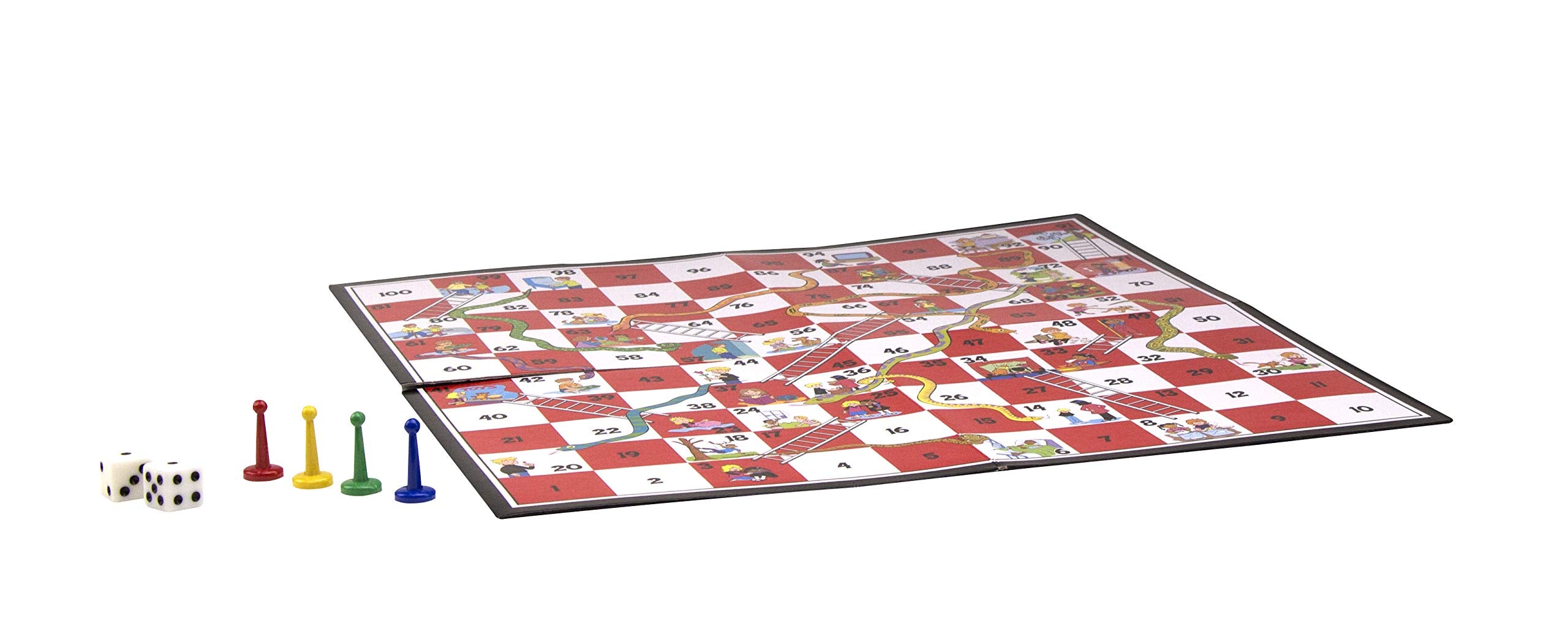 Pressman Snakes & Ladders Game for Kids - Classic Board Game for 2-4 Players 8