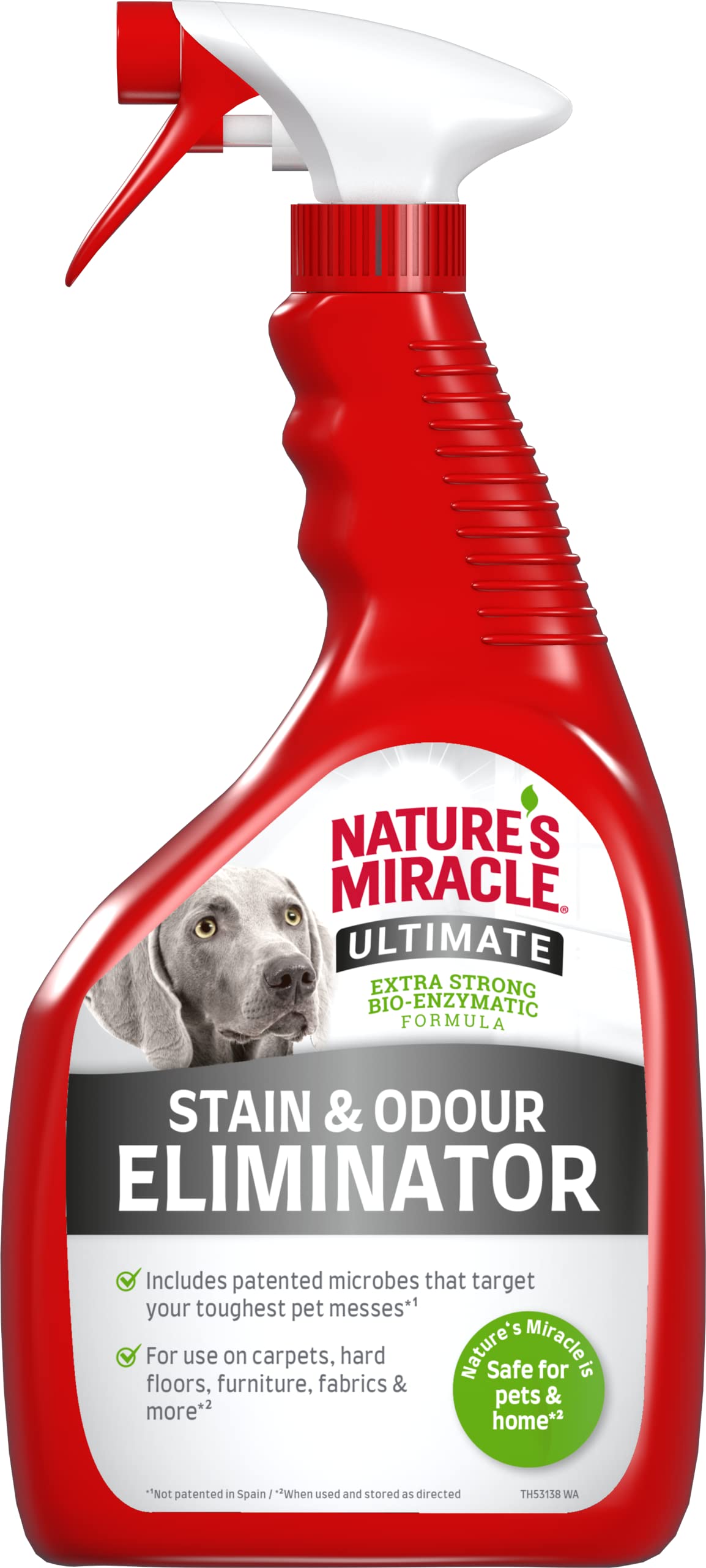 Nature's Miracle Ultimate Dog Stain & Odour Eliminator - Extra Strong Bio-Enzymatic Formula | 946 ml