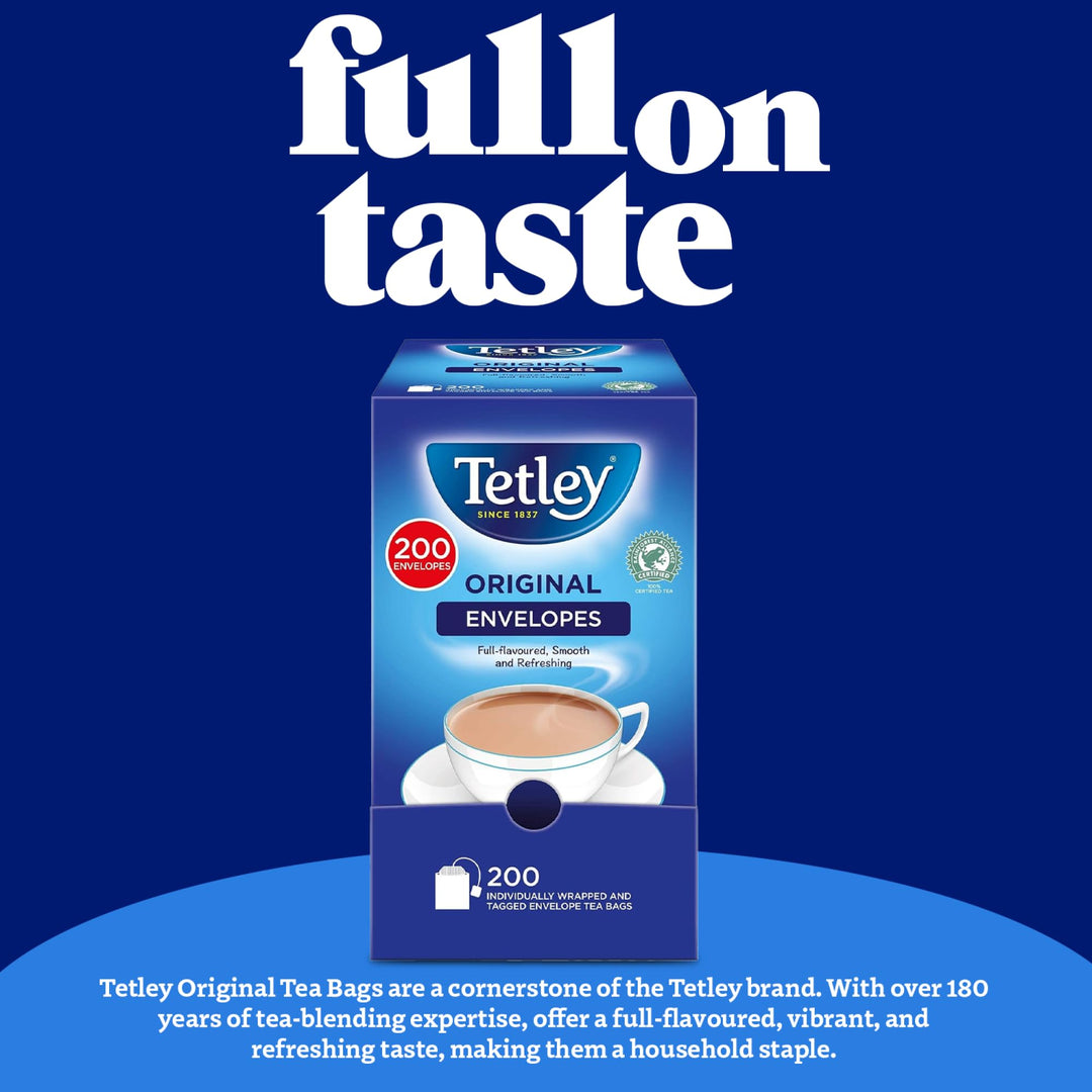 Tetley Original Tea Envelopes (Pack of 200)