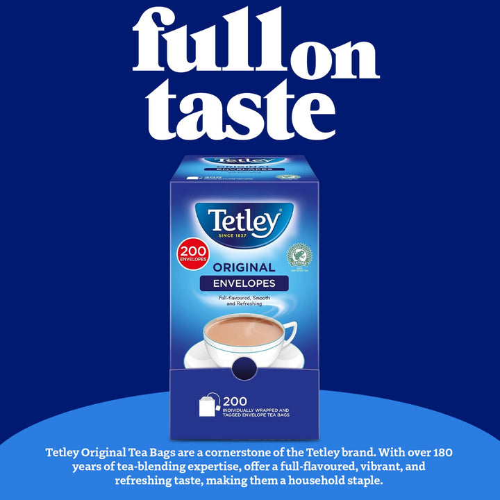 Tetley Original Tea Envelopes (Pack of 200)