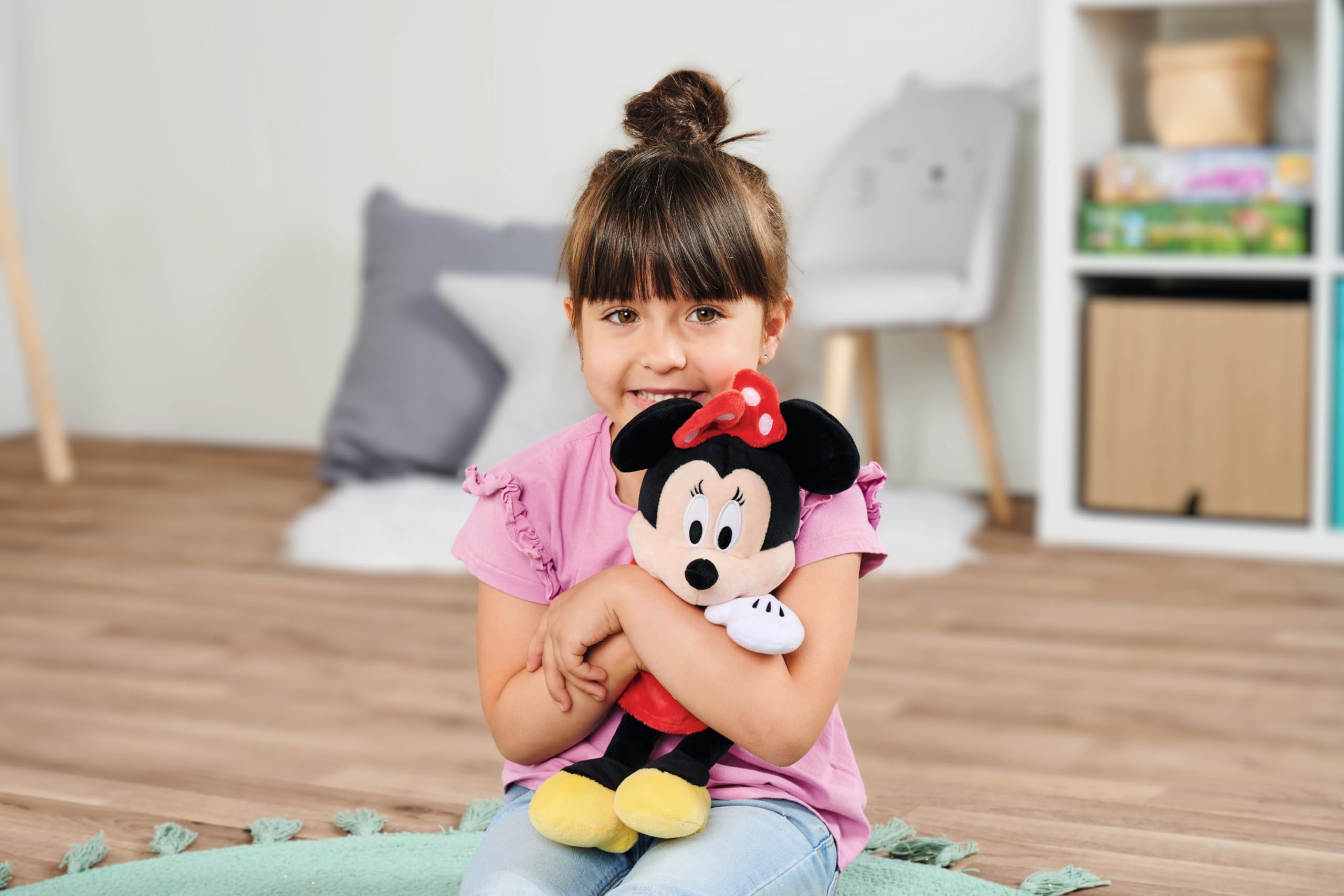 Simba Minnie Mouse Red Dress Plush Toy 4