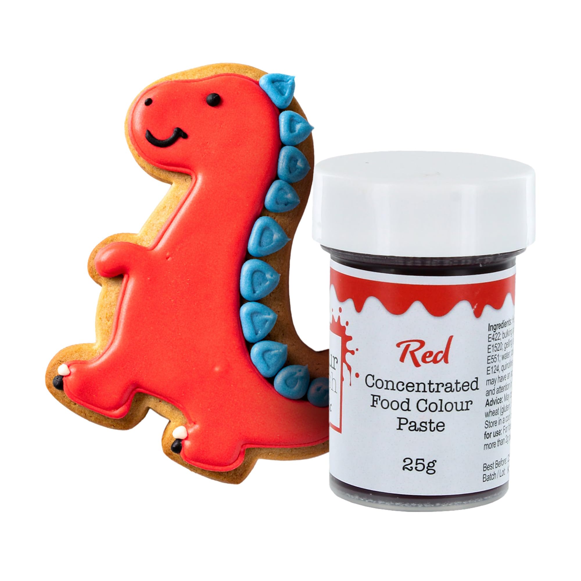 Colour Splash Concentrated Food Colouring Paste - Red | 25g Pot | Vibrant Edible Colour for Fondant & Buttercream