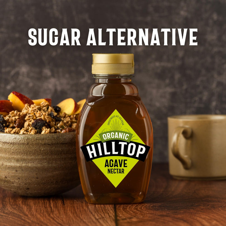 Hilltop Honey - Organic Agave Nectar Squeezy Bottle 330g