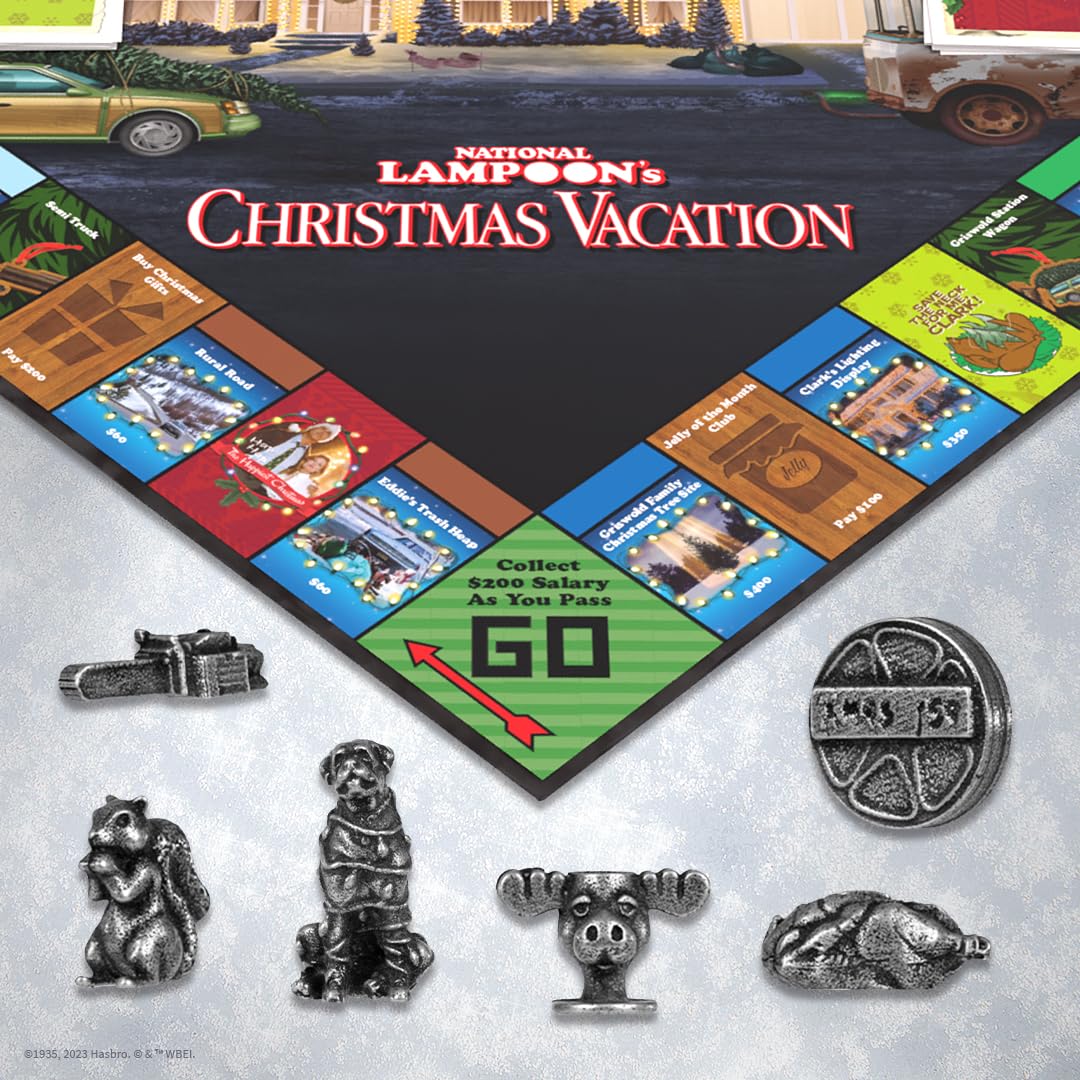 USAOPOLY Monopoly National Lampoon's Christmas Vacation Board Game 13