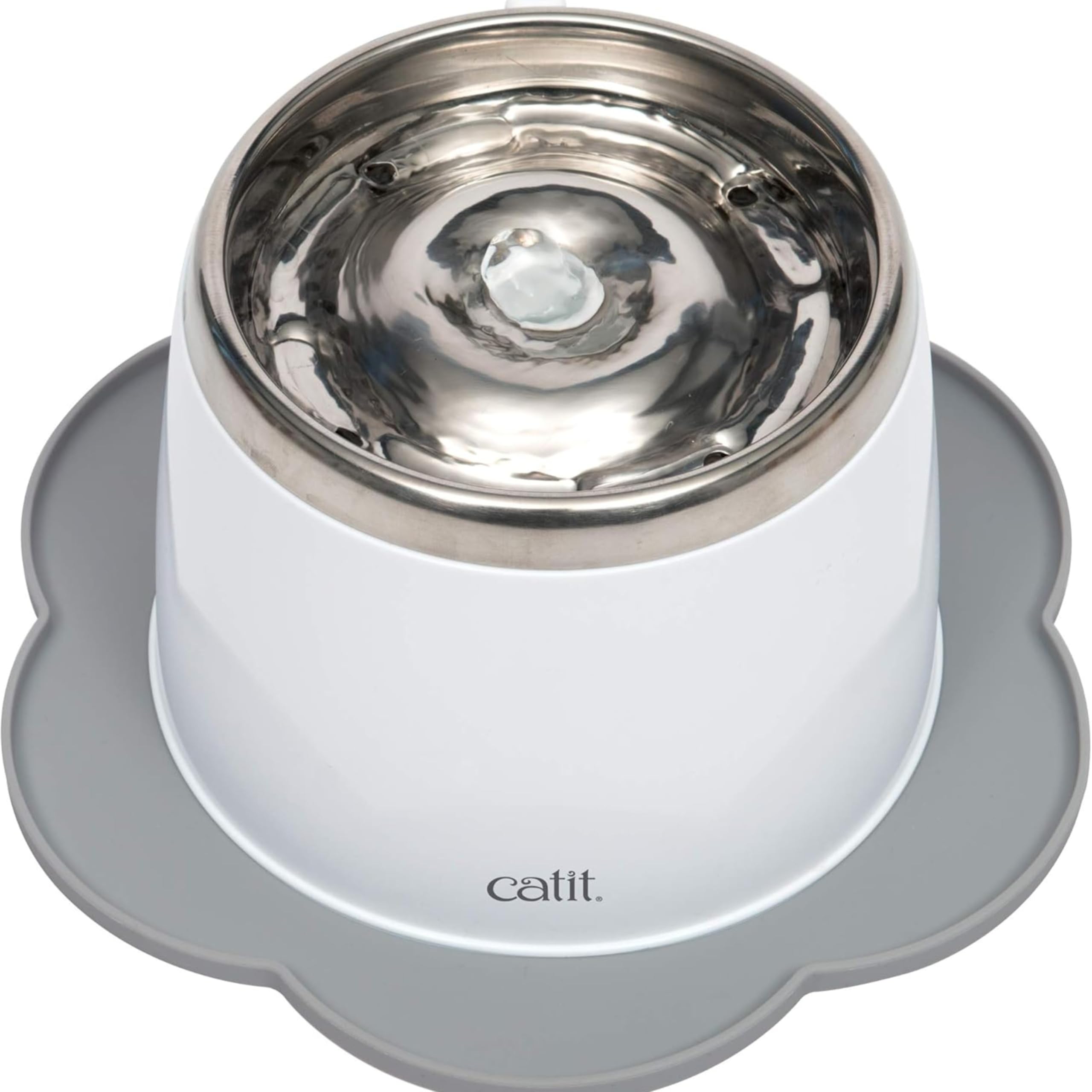 Catit Silicone Feeding Mat - Anti-Slip, Easy Clean | Grey 4