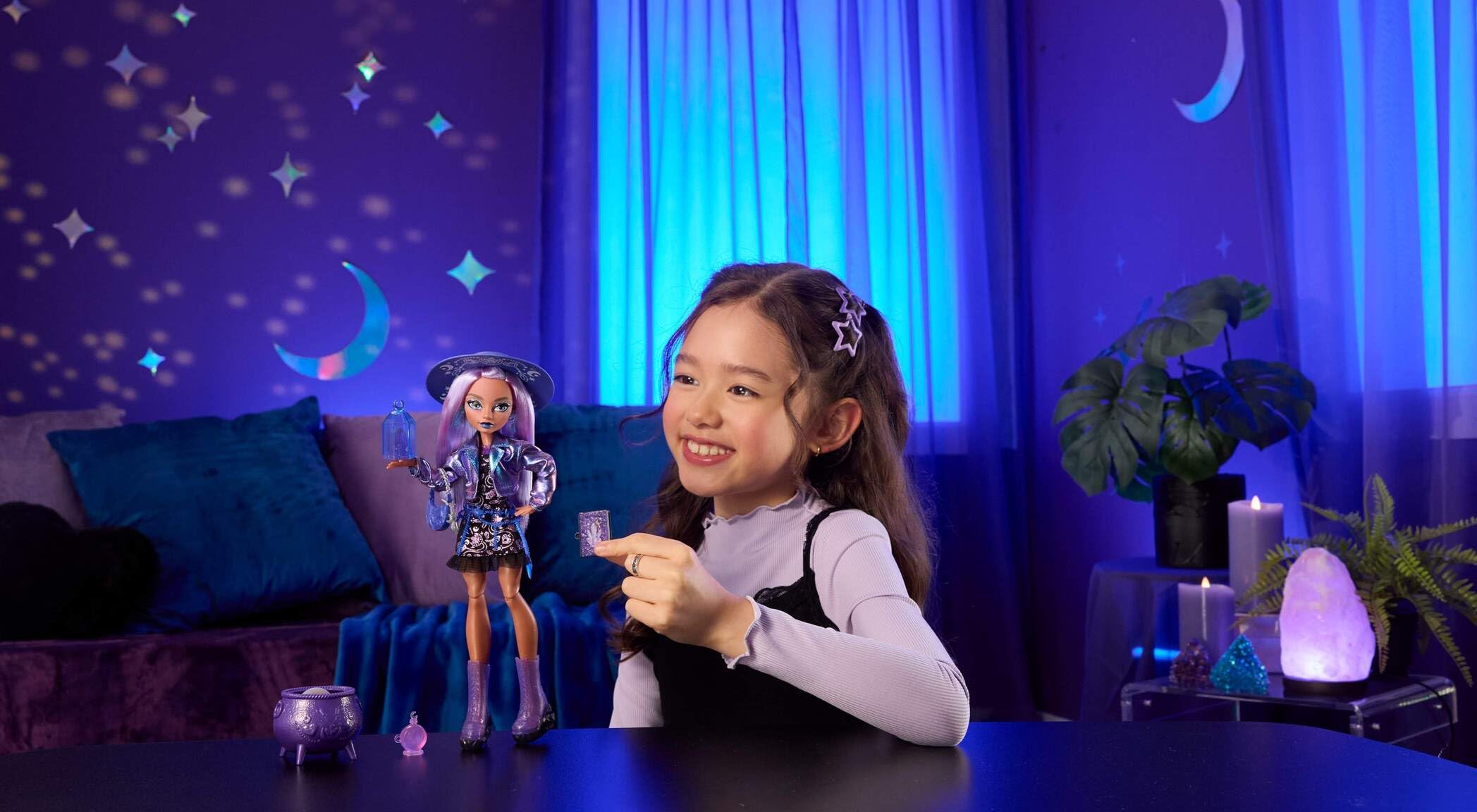 Monster High Layla Stone Moonspell Magic Doll - Crystal Witch, Ages 4+ 2