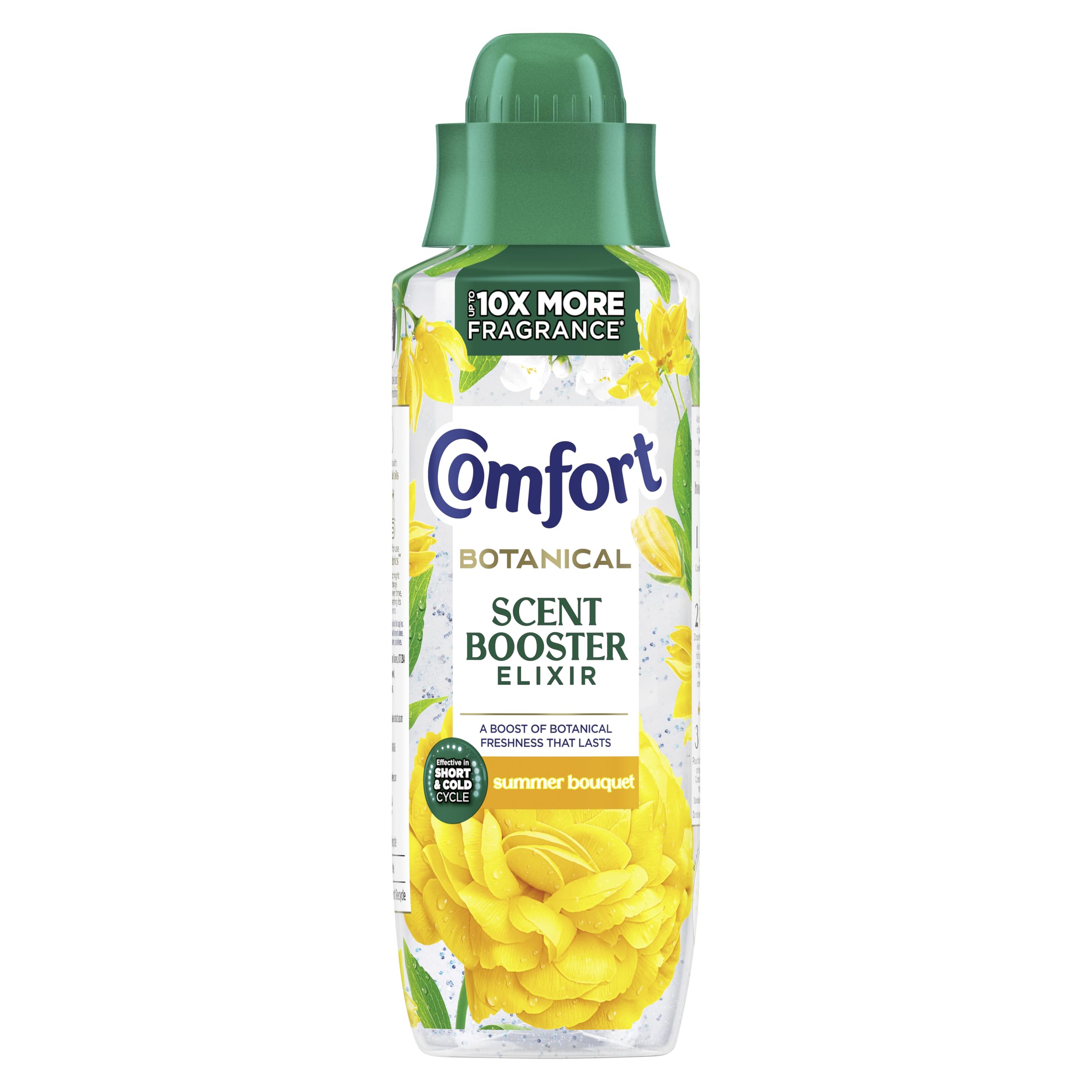 Comfort Botanical Summer Bouquet Scent Booster Elixir Liquid Fabric Softener | 460 ml | Up to 10x More Fragrance 1