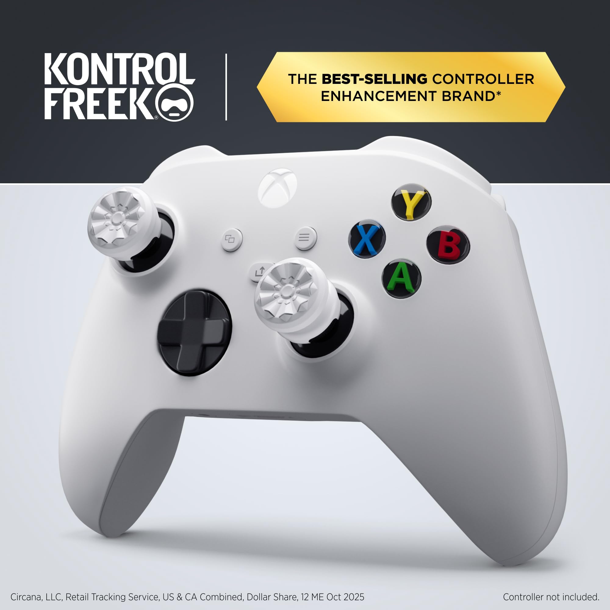 KontrolFreek Galaxy FPS Thumbsticks for Xbox One & Xbox Series X - White 2