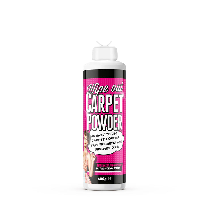 Wipeout - Magic Carpet Powder 600g | Stain & Odour Remover for Carpets & Fabrics