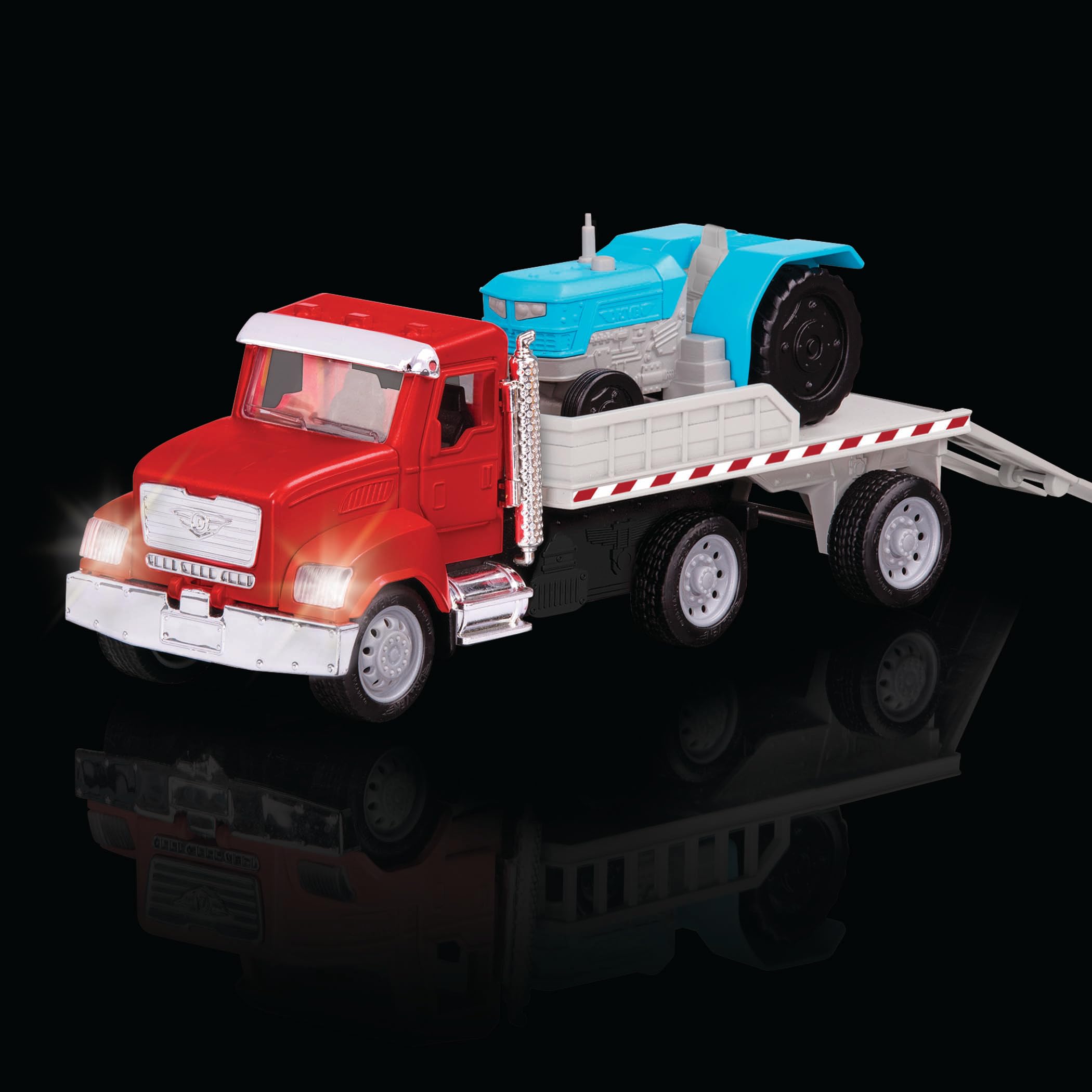 Driven by Battat Micro Telehandler - Toy Crane Truck with Extendable Arm, Lights & Sound 15