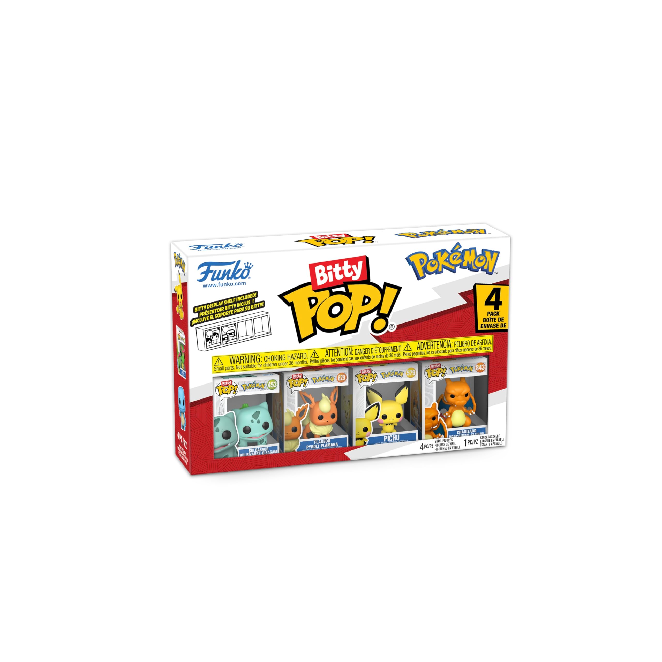 Funko Bitty Pop! Pokemon - Bulbasaur 4PK and Surprise Mystery Mini Figure | Vinyl | 0.9-inch