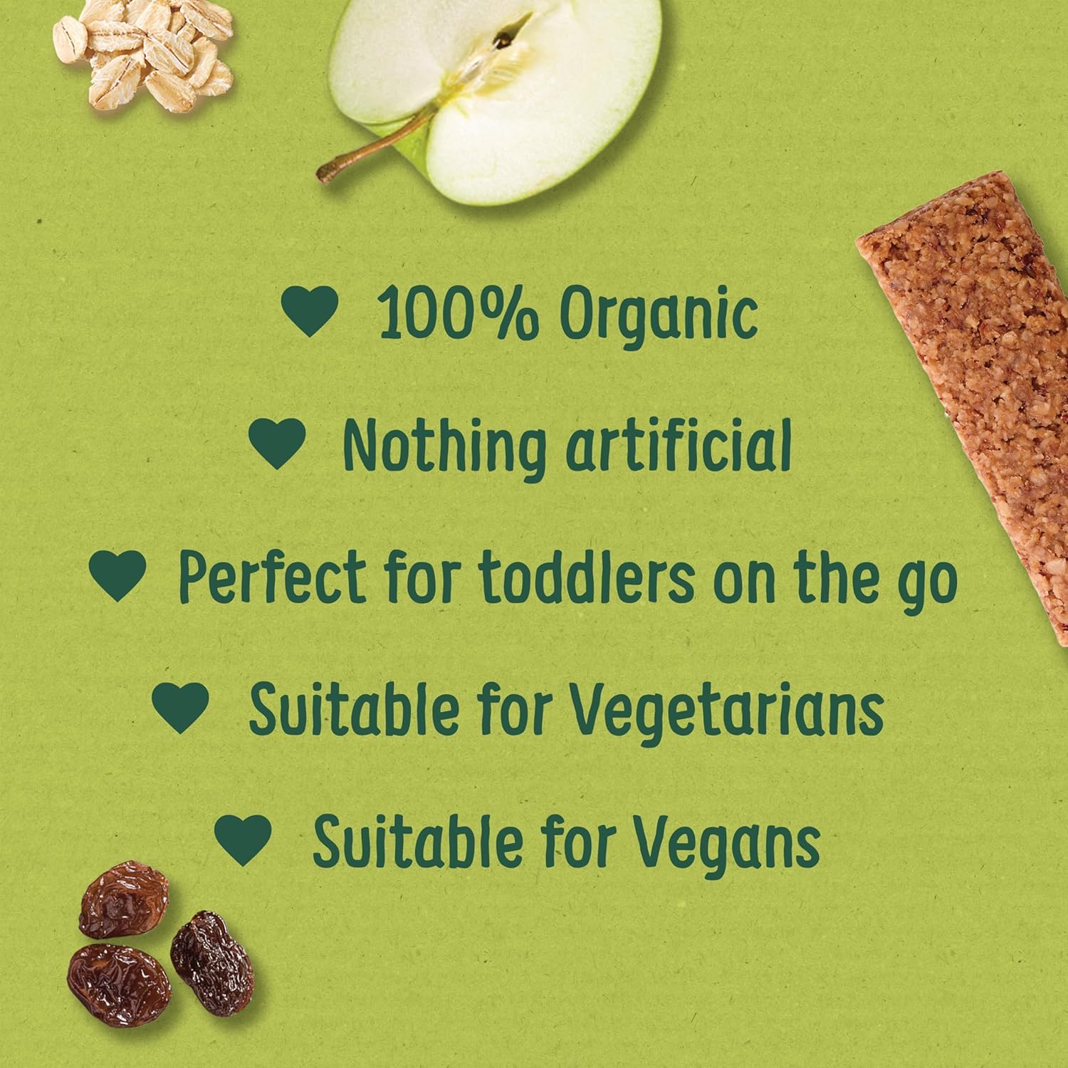 Organix Banana Organic Soft Oaty Snack Bars Multipack, No Added Sugar, 6 x 23g Bars (6 Boxes) 4