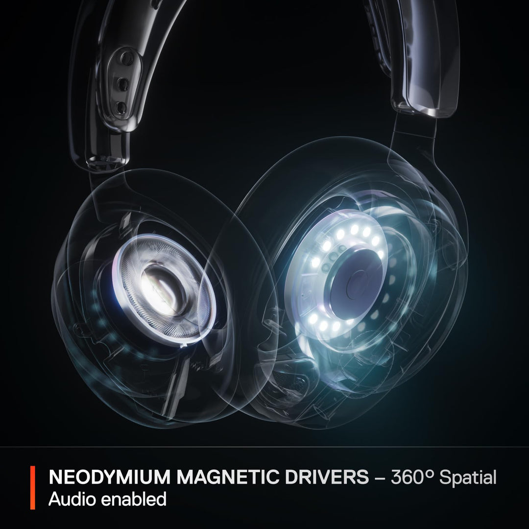 SteelSeries Arctis Nova Pro Wireless Multi-System Gaming Headset with Active Noise Cancellation