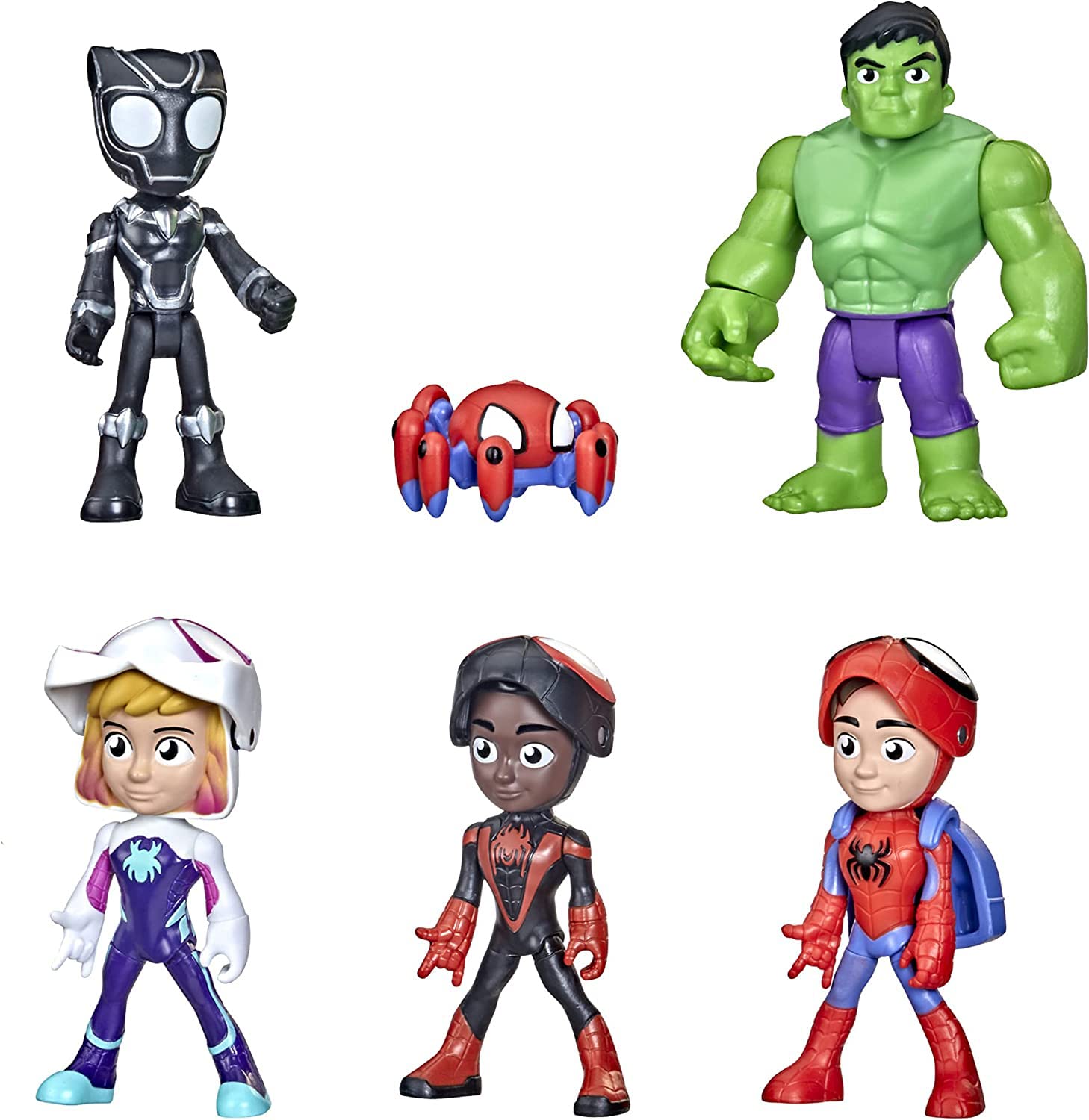 Hasbro Spidey and His Amazing Friends Marvel Hero Reveal Multipack Action Figures - 4 Inch, Ages 3+ 1