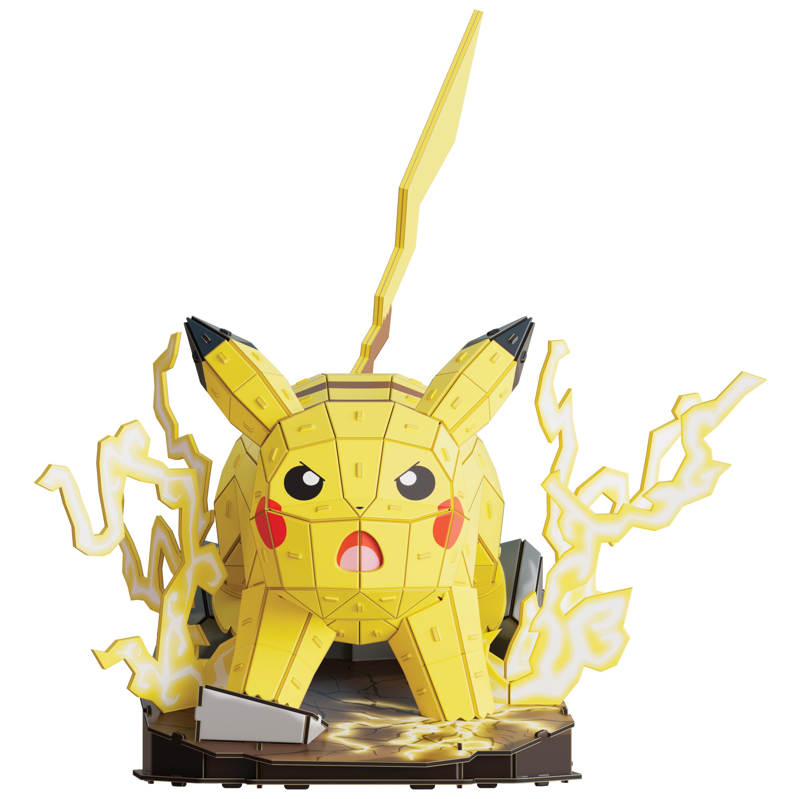 4D Build Pokémon Pikachu 3D Model Kit - 201 Pieces | Ages 12+ | 24.6 cm x 33 cm 7