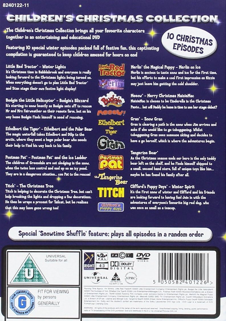 Children's Christmas Collection (2004) - DVD Family Holiday Compilation (Region 2)