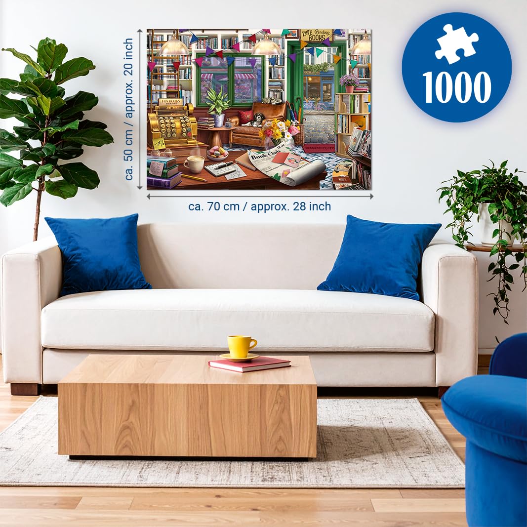Ravensburger Enchanted Bookshop 1000 Piece Jigsaw Puzzle 2