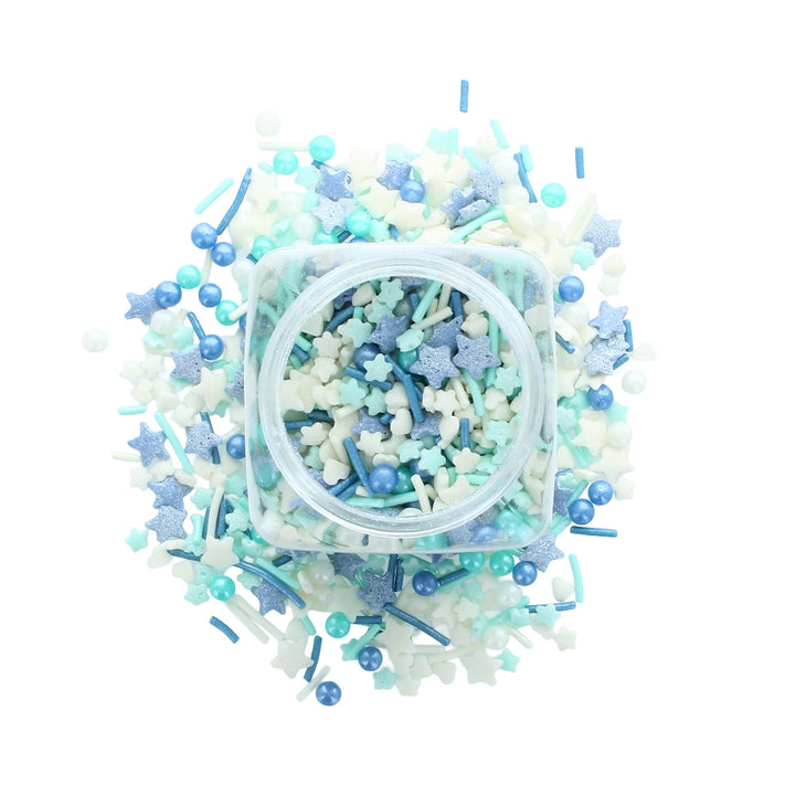 Baked with Love - Blue Sprinkles Party Mix | 90g Resealable Bottle