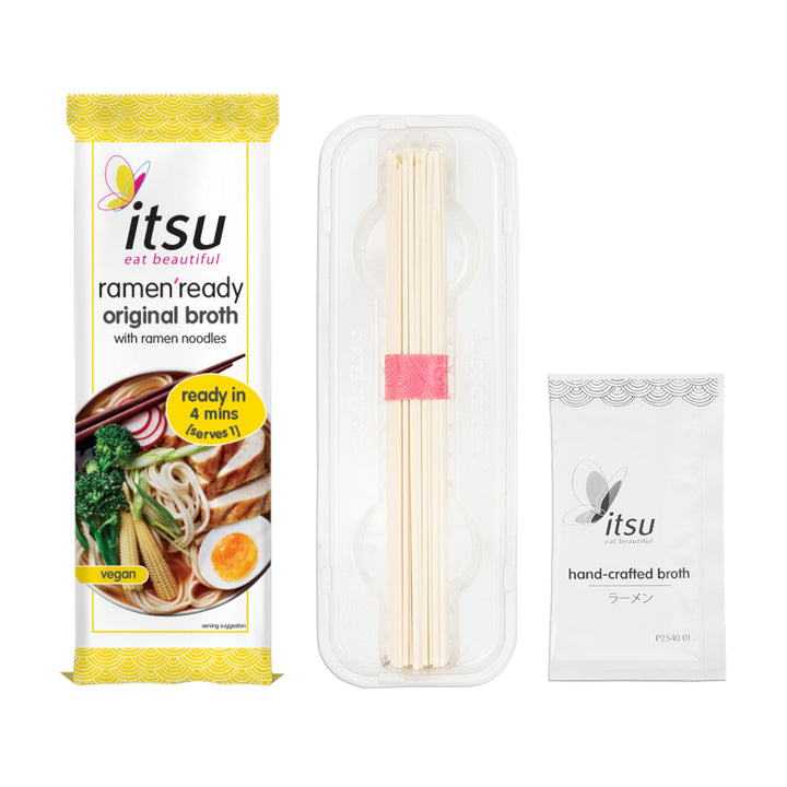 Itsu - Ramen Ready Noodles 86g | Spicy Broth | Authentic Japanese Flavour | Pack of 6