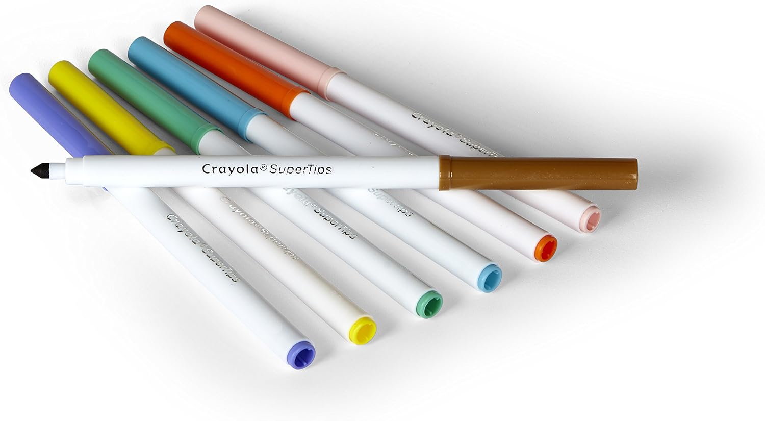 Crayola Super Tips Washable Markers (Pack of 100, Multi-Colour) 7