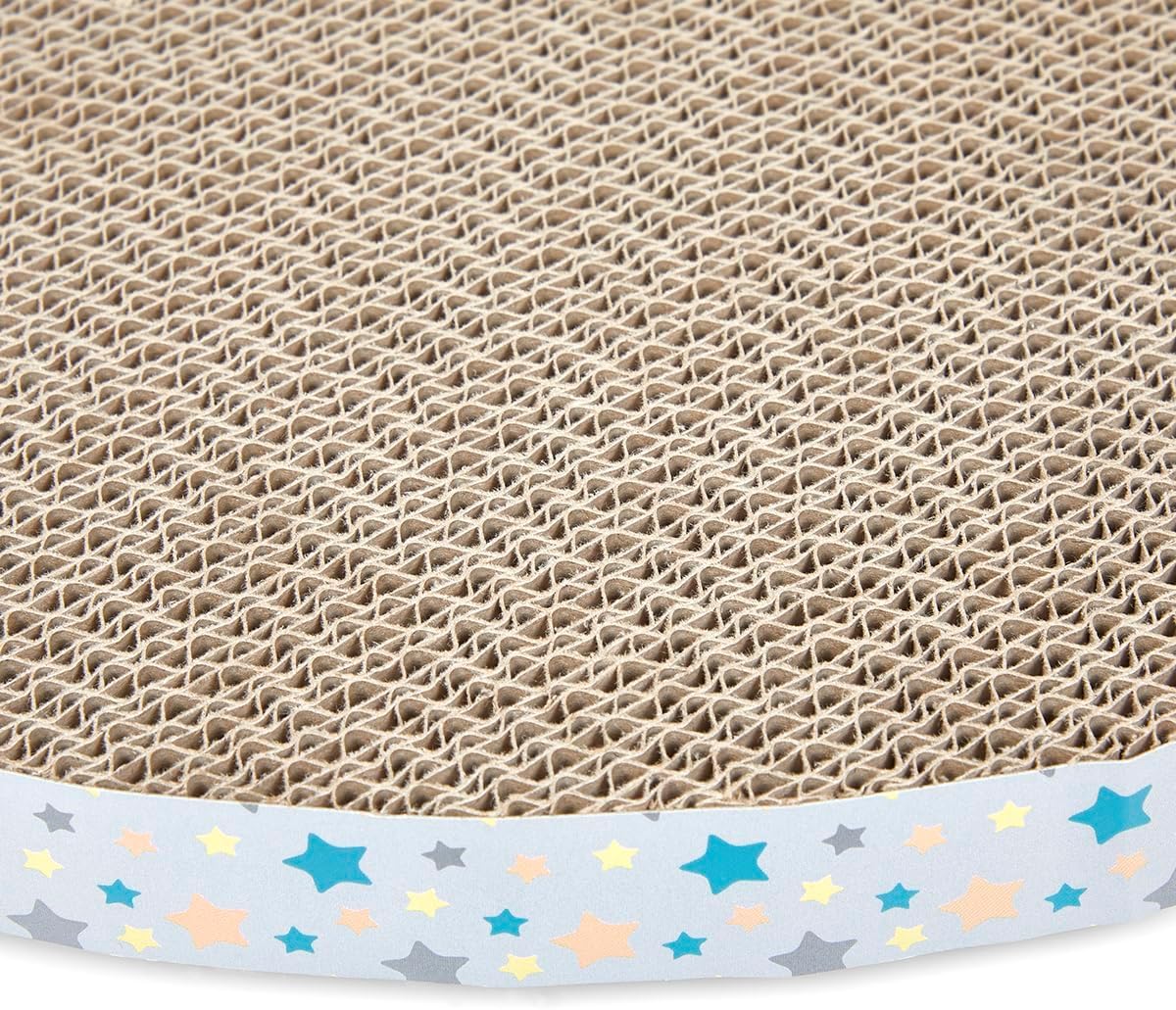 Petface Cardboard Heart Cat Scratcher - Durable & Catnip Infused | 330x330mm 6