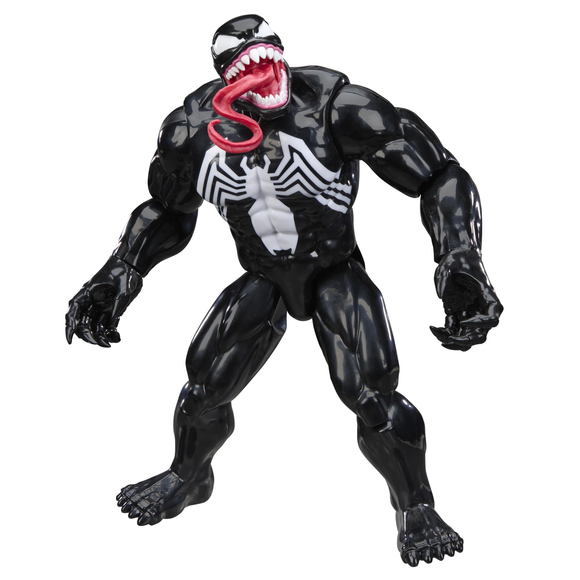 Marvel Titan Series Venom Deluxe Action Figure - 12-Inch Scale | 11 Points of Articulation