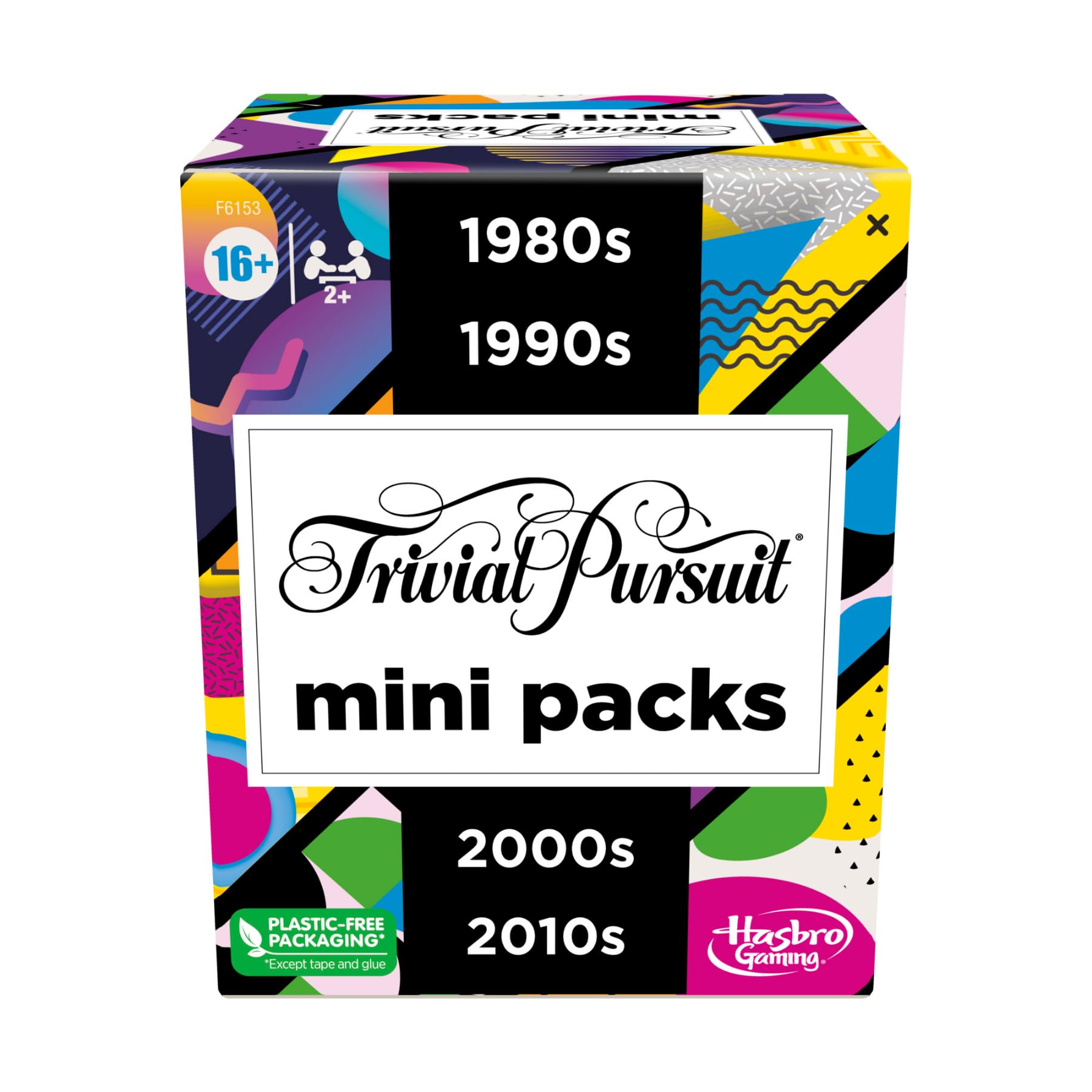 Hasbro Gaming Trivial Pursuit Mini Packs Multipack – 4 Decade-Based Trivia Card Games 1
