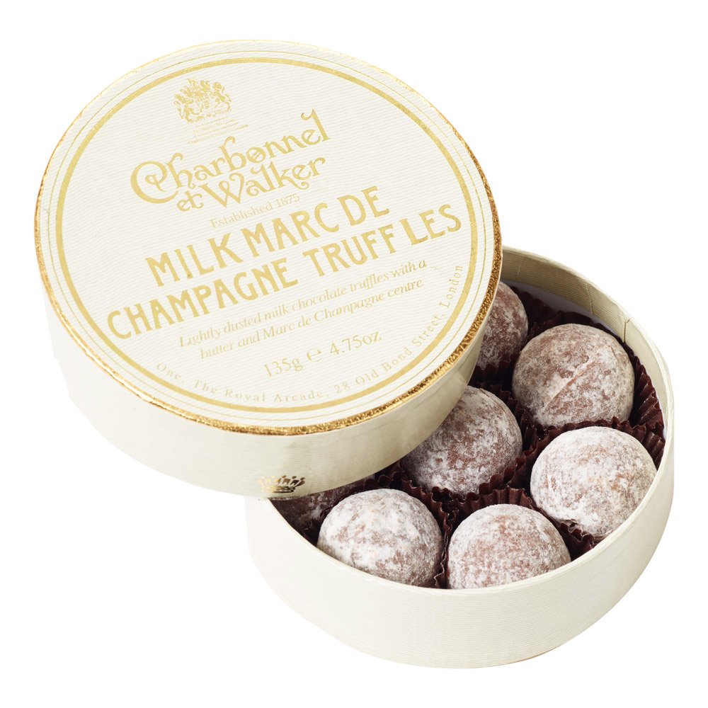 Charbonnel et Walker Milk Marc de Champagne Truffles 135 g 1