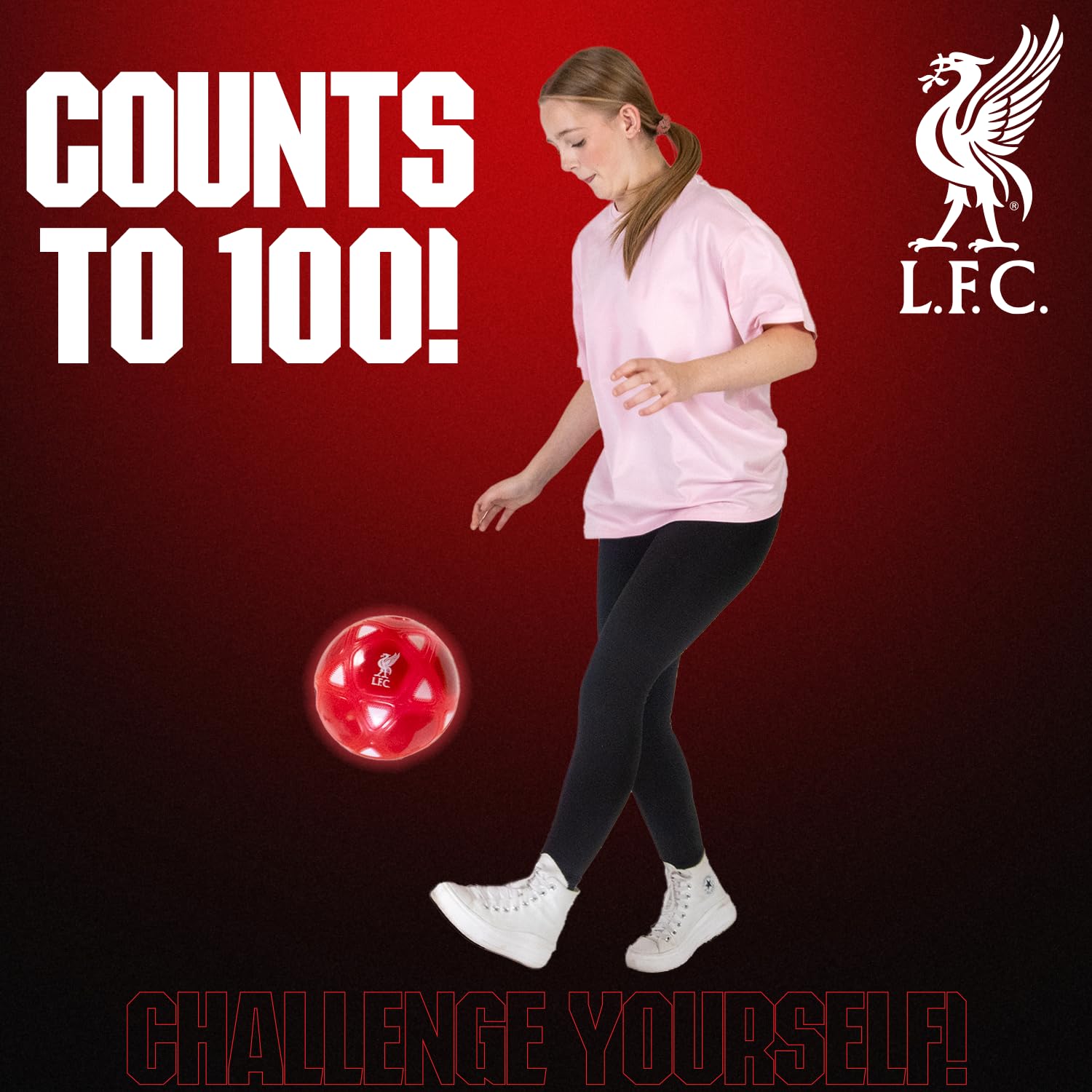 Smart Ball Liverpool Counter Ball - Counting Football with Lights & Sounds for Kids 6+ 4