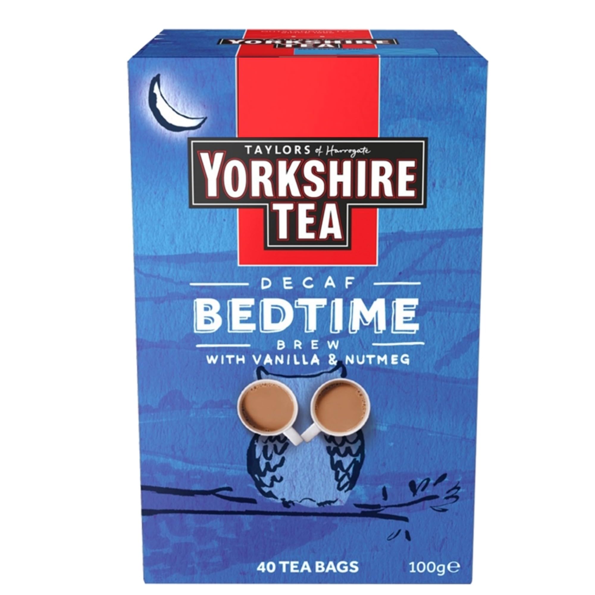 Yorkshire Tea Bedtime Brew Decaffeinated Tea Bags - 160 Bags (4 Boxes of 40) | Lemon Balm & Nutmeg 2