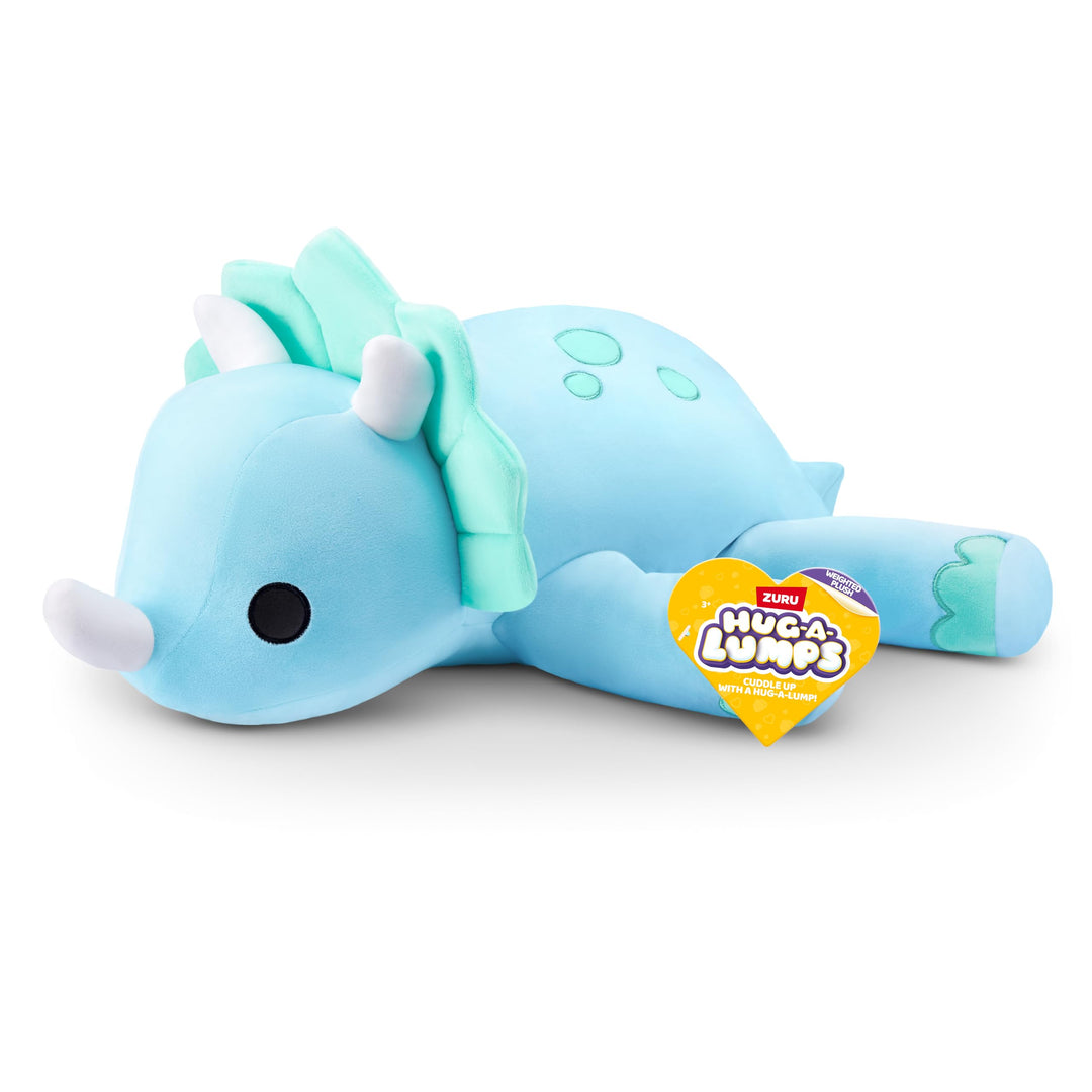Hug-A-Lumps by ZURU - Weighted Cuddly Plush Toy, 1.5kg Dino (Delilah)