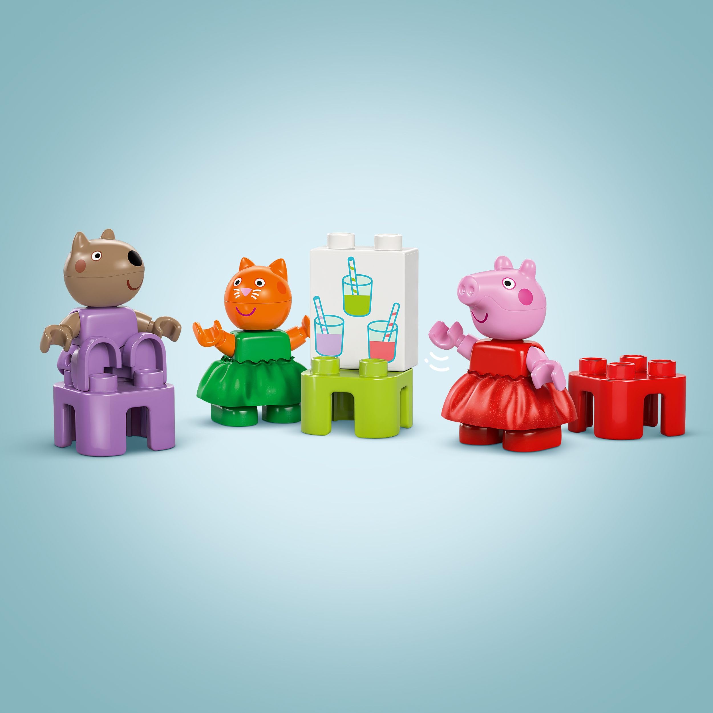 LEGO DUPLO Peppa Pig Funfair - Building Set for Toddlers 2+ 3
