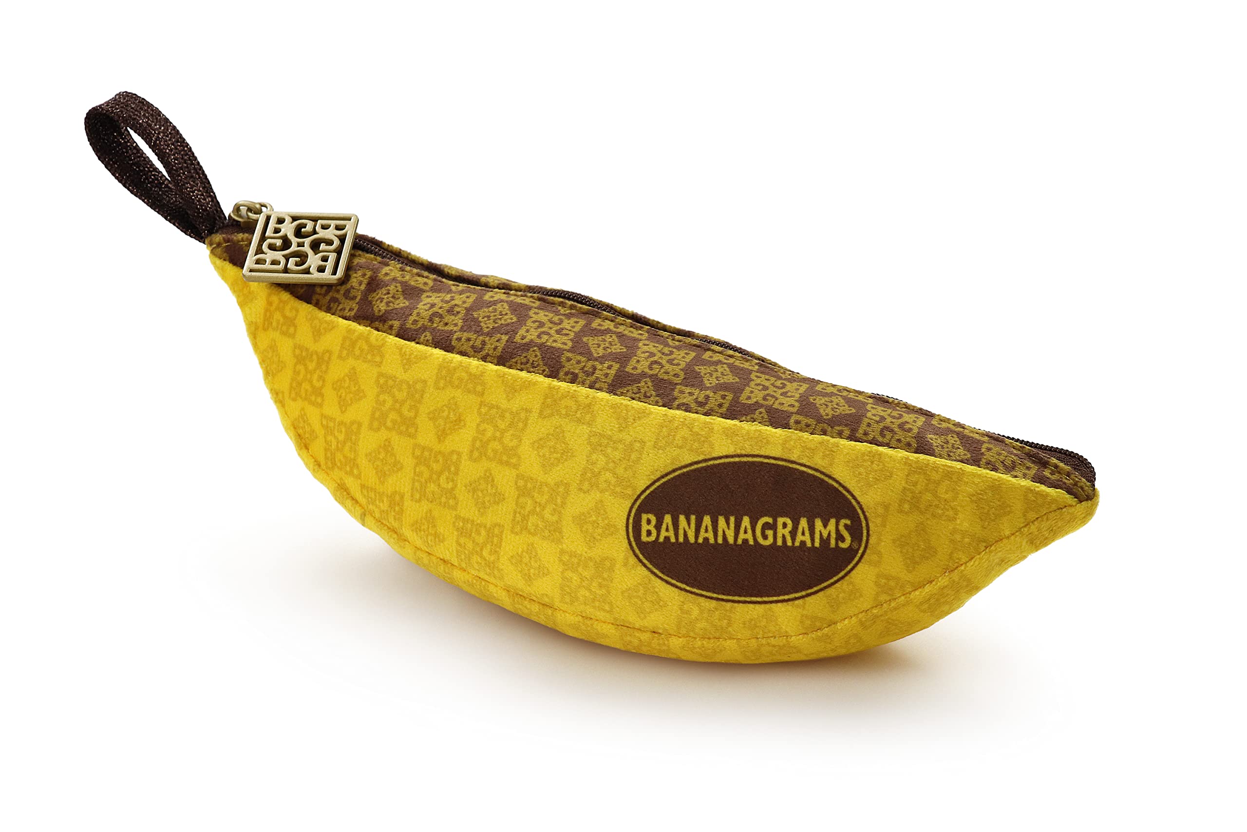 BANANAGRAMS Signature Edition Wortspiel – 144 Kacheln, 10 Luxe-Kacheln, Premium-Stoffbeutel – 1–8 Spieler 3