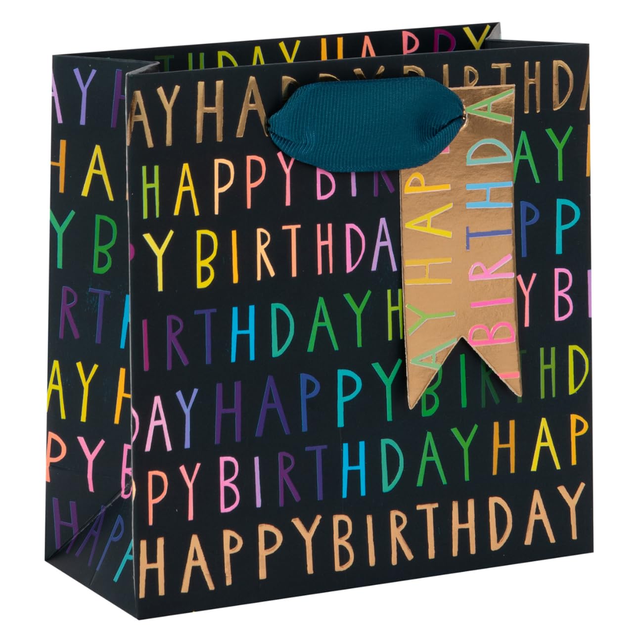 Glick Luxury Small Birthday Gift Bag | 14 x 14 x 6 cm | 210 GSM Paper
