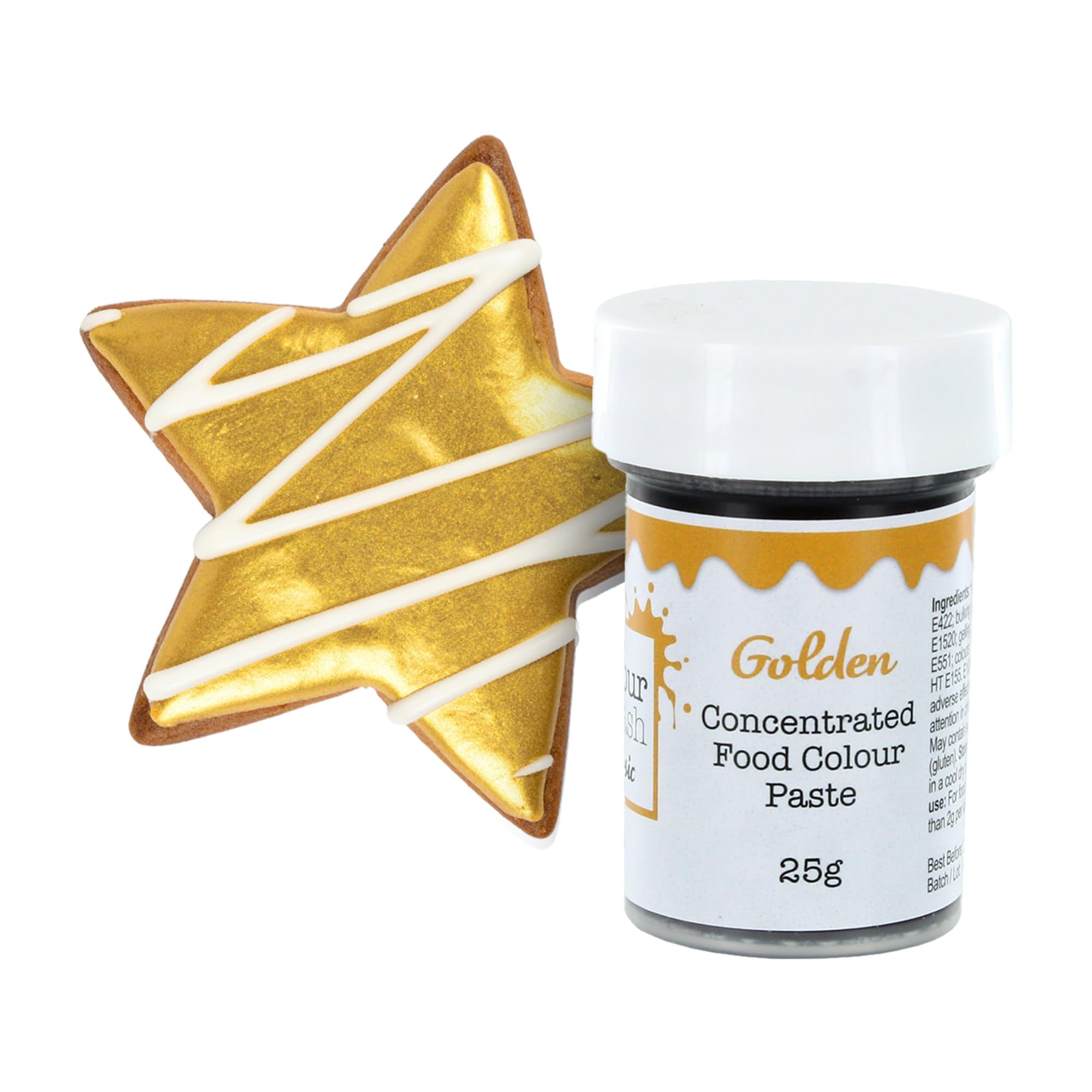 Colour Splash Concentrated Food Colouring Paste - Golden | 25g Paste Form 1