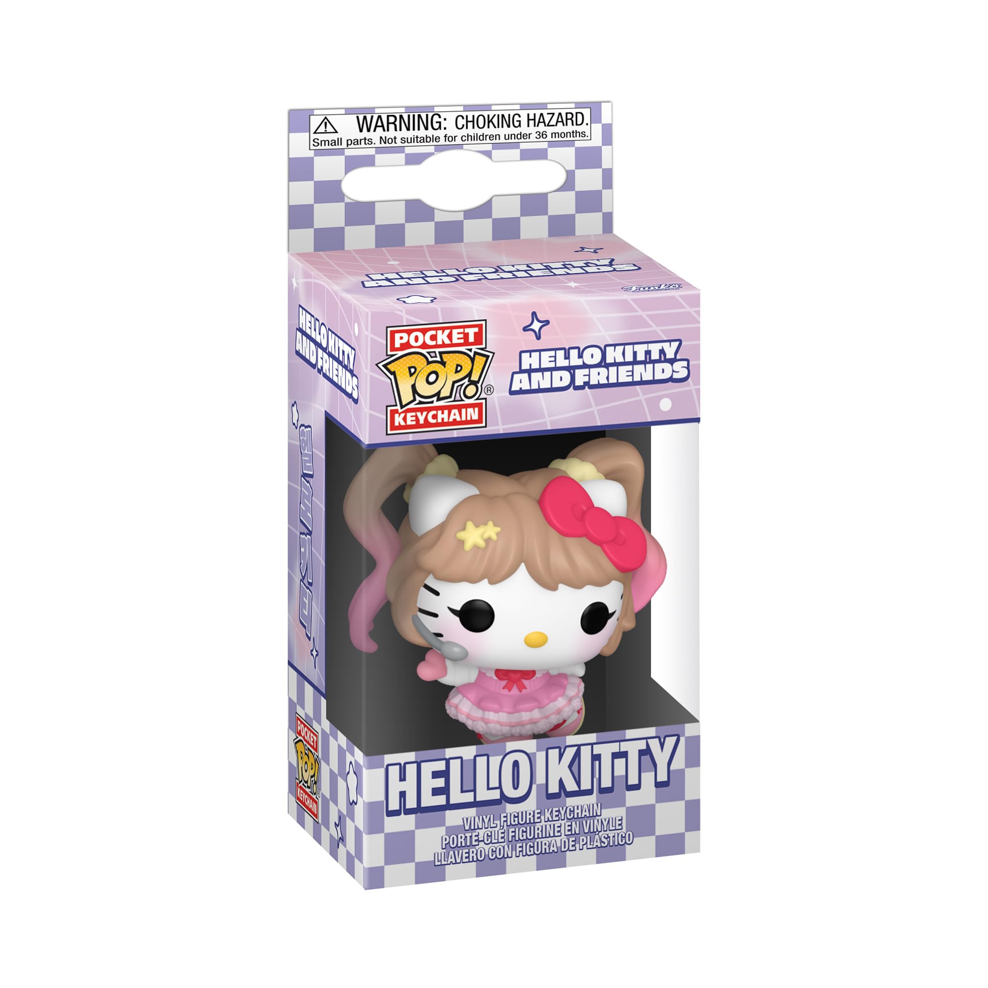 Funko POP! Keychain: Hello Kitty Kpop - Mini Vinyl Figure | 4.63 inches | Ages 3+