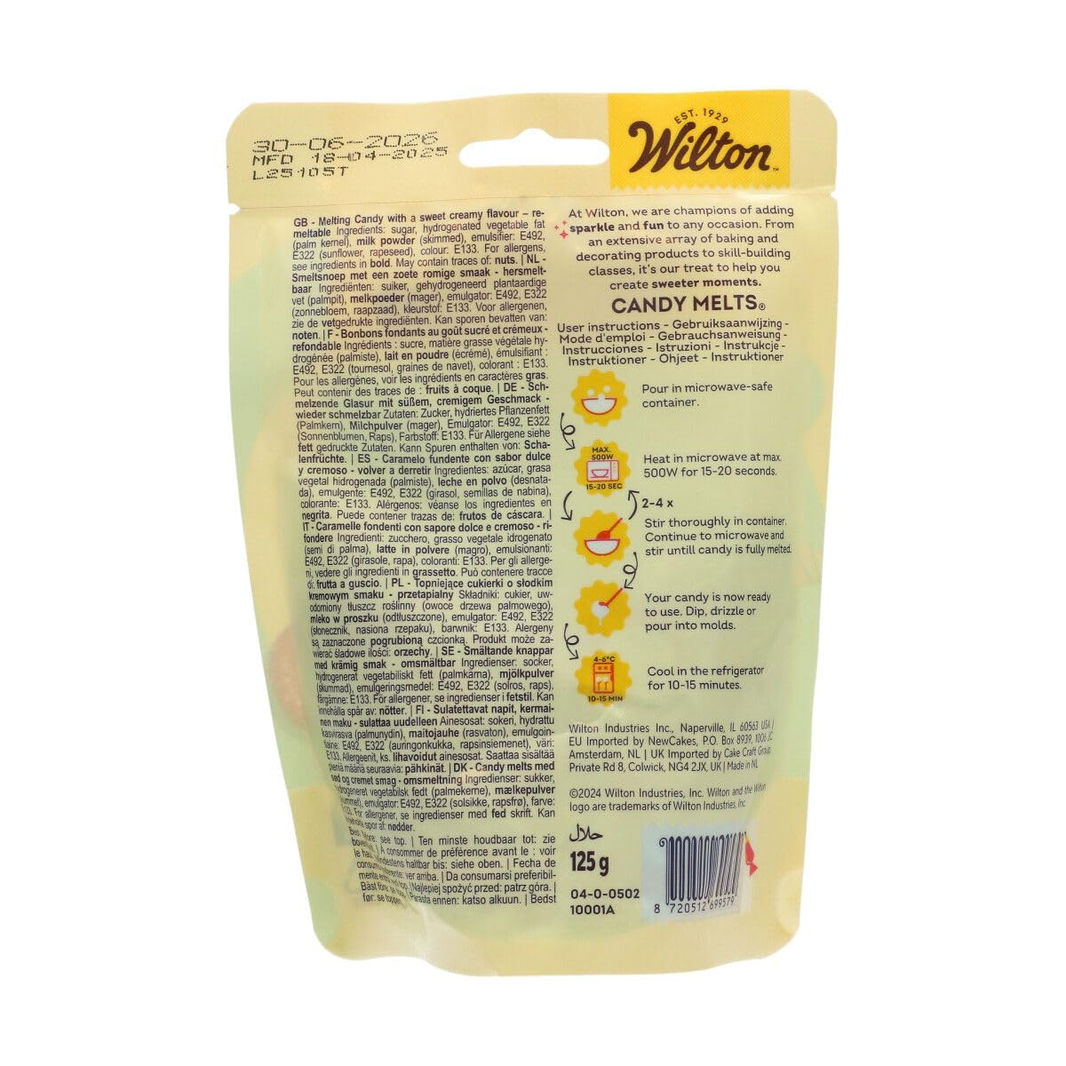 Wilton - Candy Melts Light Blue Melting Candy with Sweet Creamy Flavour 6