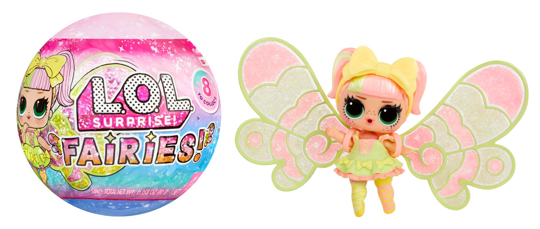 L.O.L. Surprise! Fairies Tots - 8 Collectible Dolls with Customizable Fairy Wings
