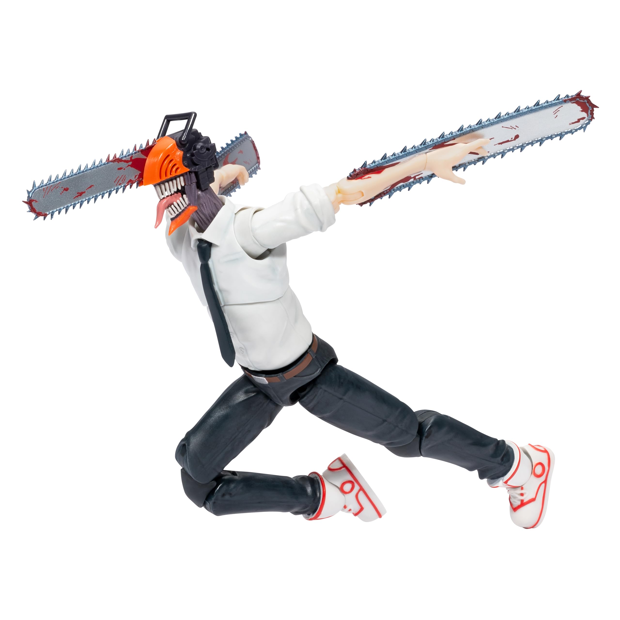 Total Anime Chainsaw Man - 6.5-Inch Action Figure with Alternate Heads, Arms & Swappable Mouthpiece 2